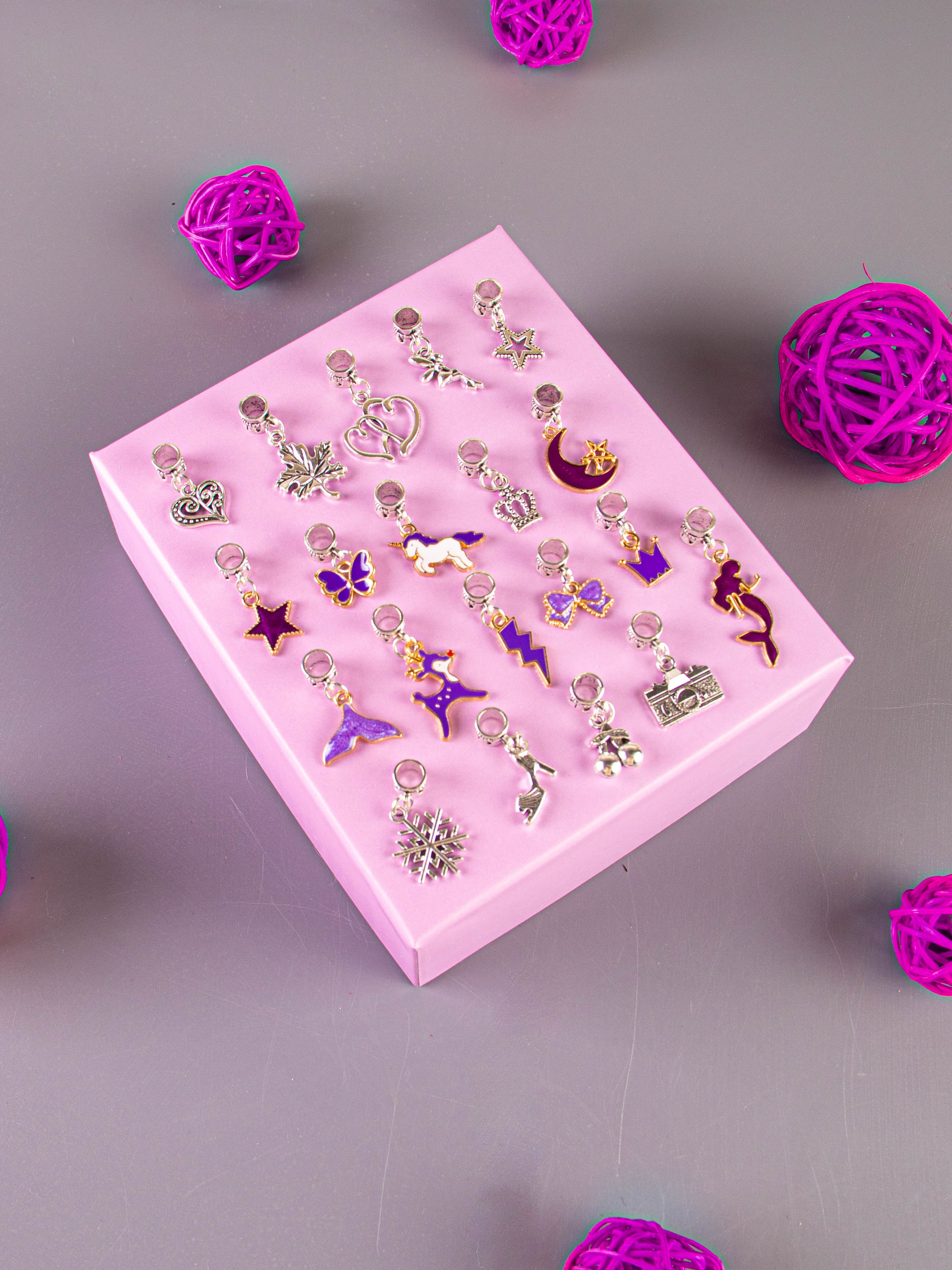 Набор по созданию браслетов (фиолетовый). «Матрица»