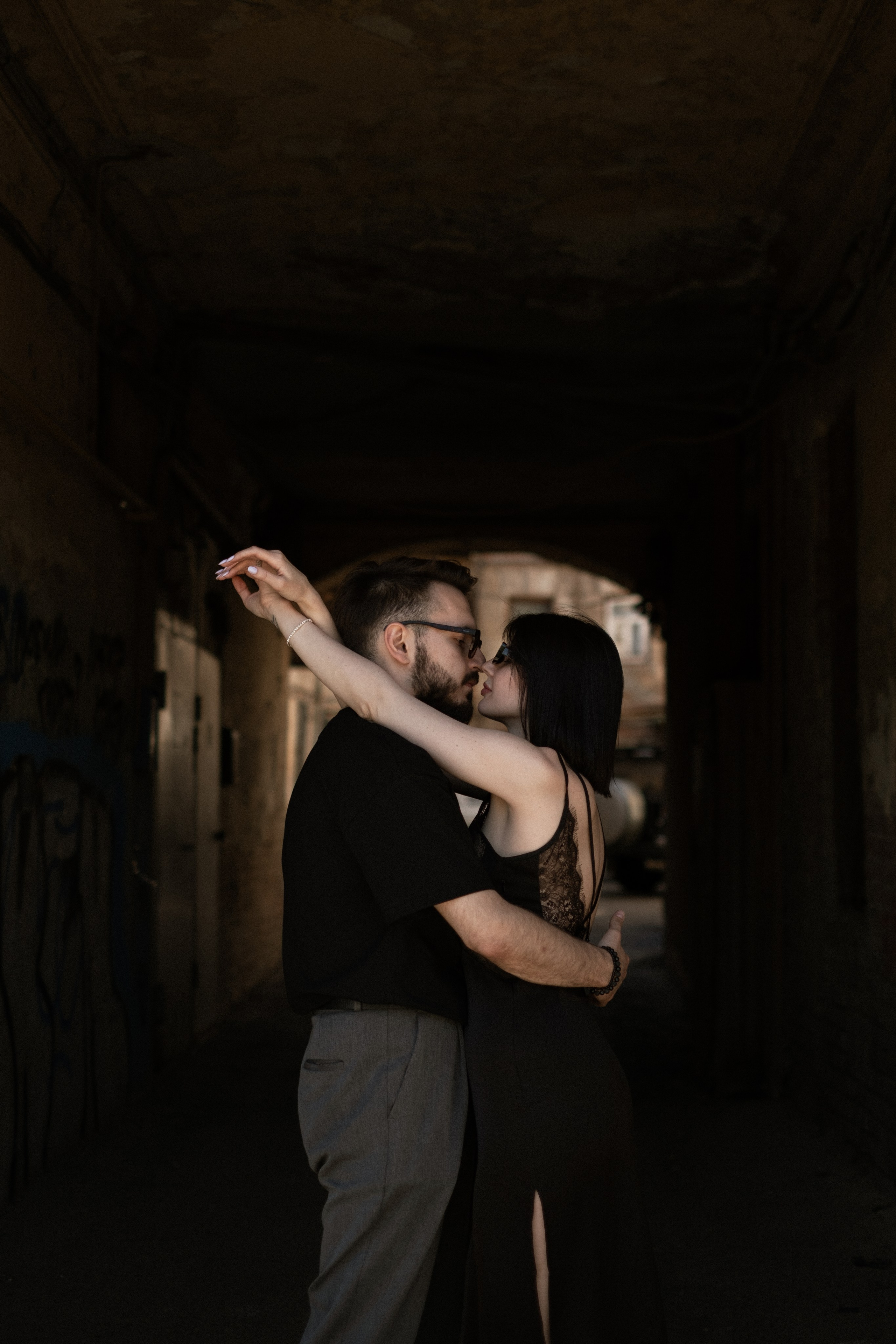 Настя и Максим. Фотограф в Москве. Женский и мужской портрет, лавстори (love story)