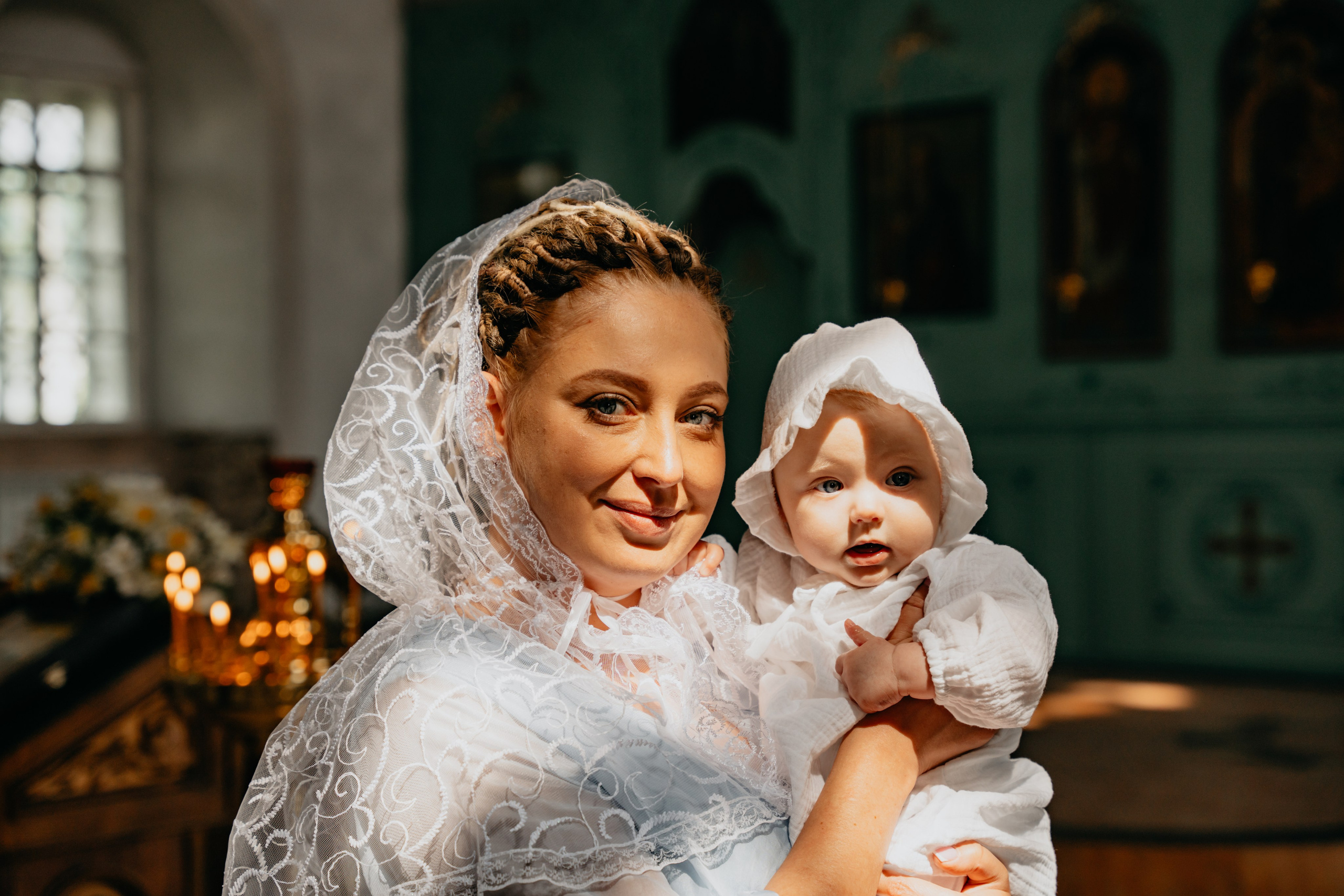 Таинство крещения в с. Великорецкое