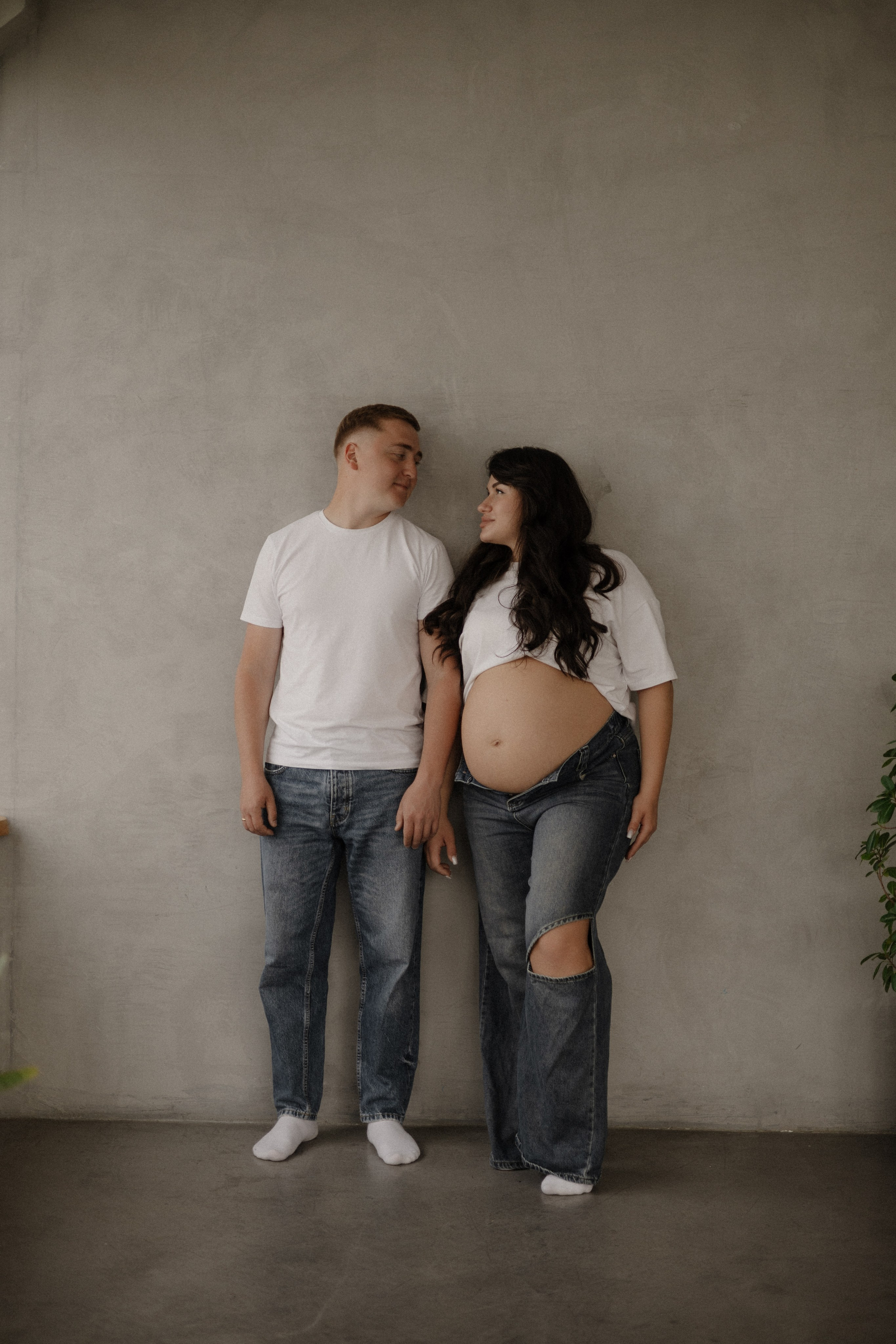 Екатерина и Артем фотосессия в студии. Свадебный и портретный фотограф в Москве Анастасия Масюк