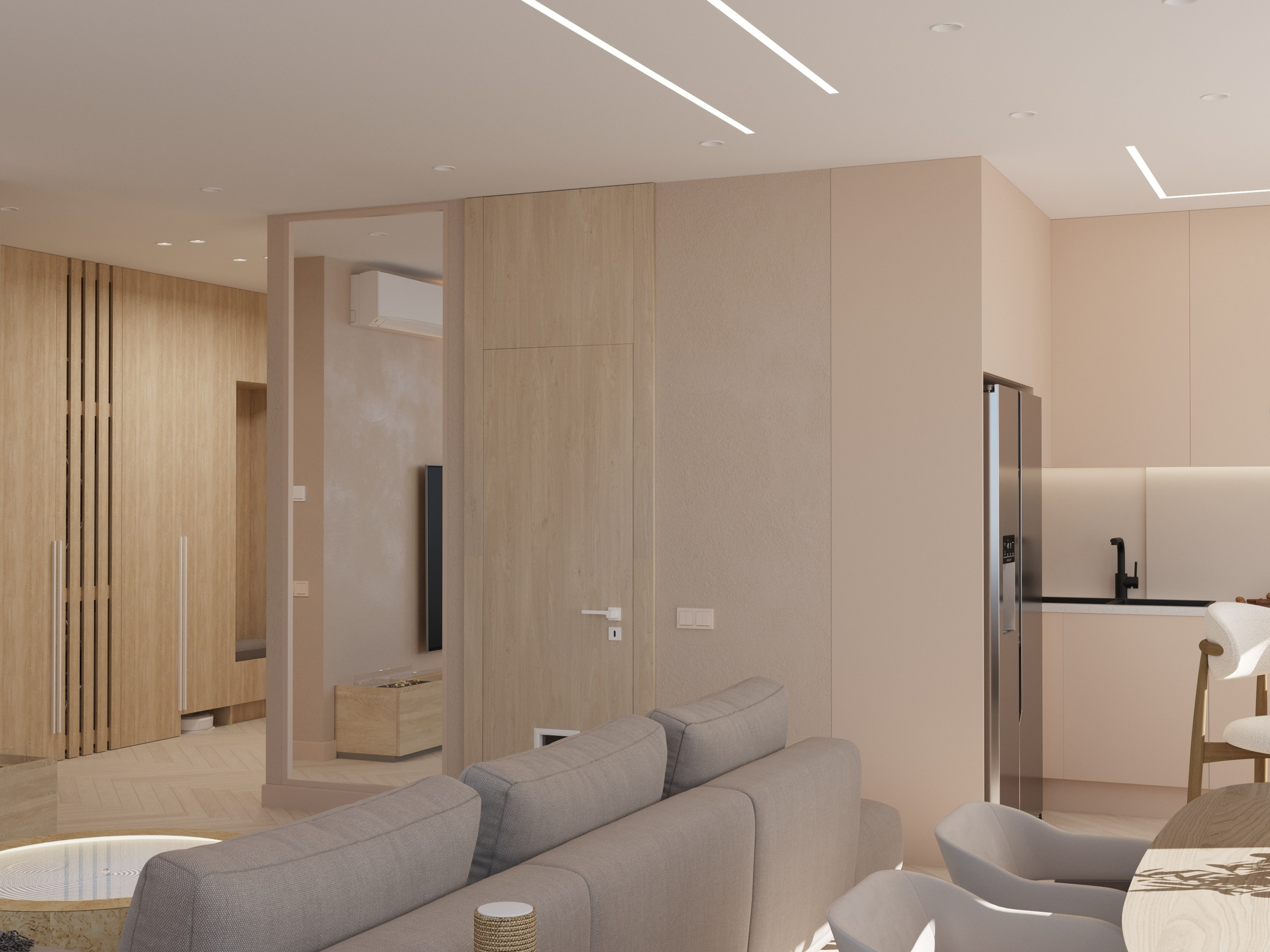 «Баланс» 106кв.м, фото. Дизайнер интерьеров Olala interior design