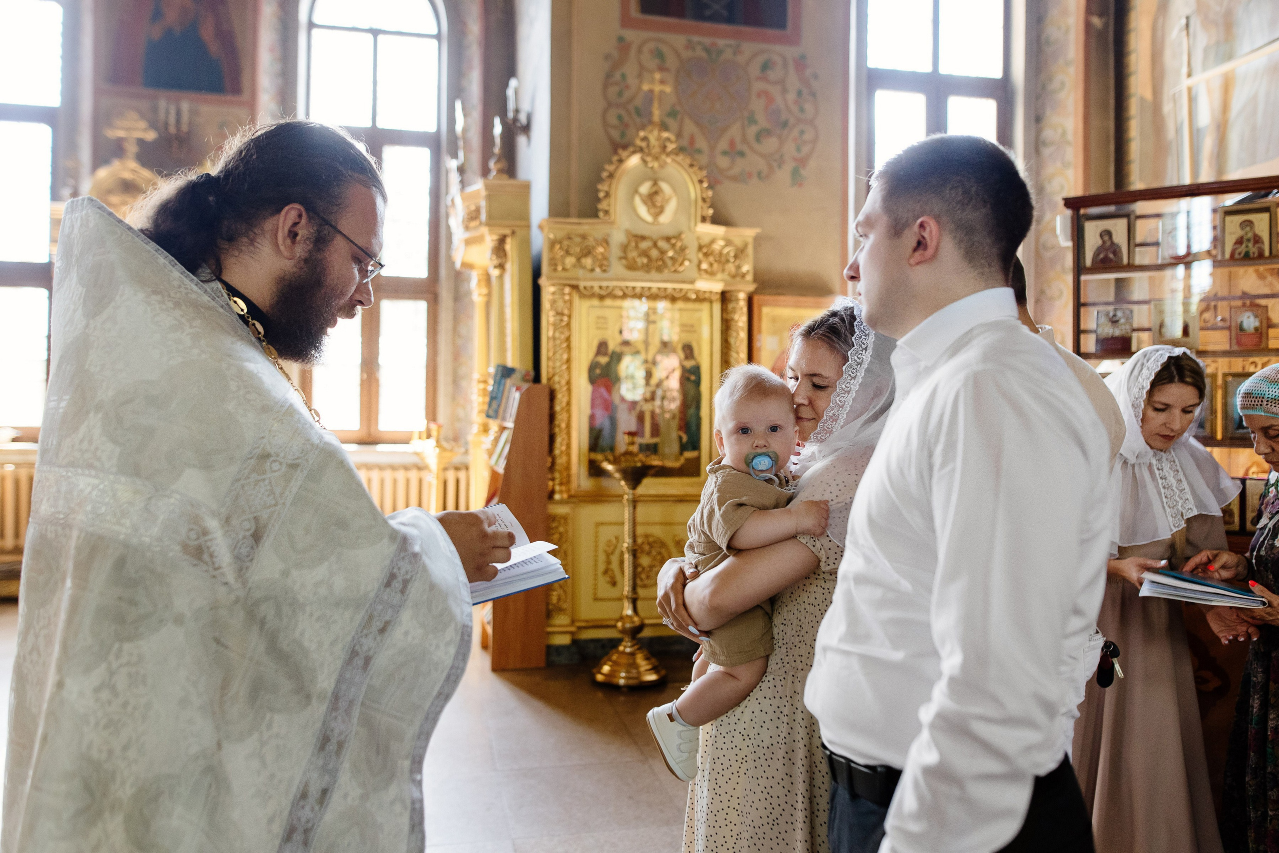 Крещение Луки. Свадебный и семейный фотограф Екатерина Иванова