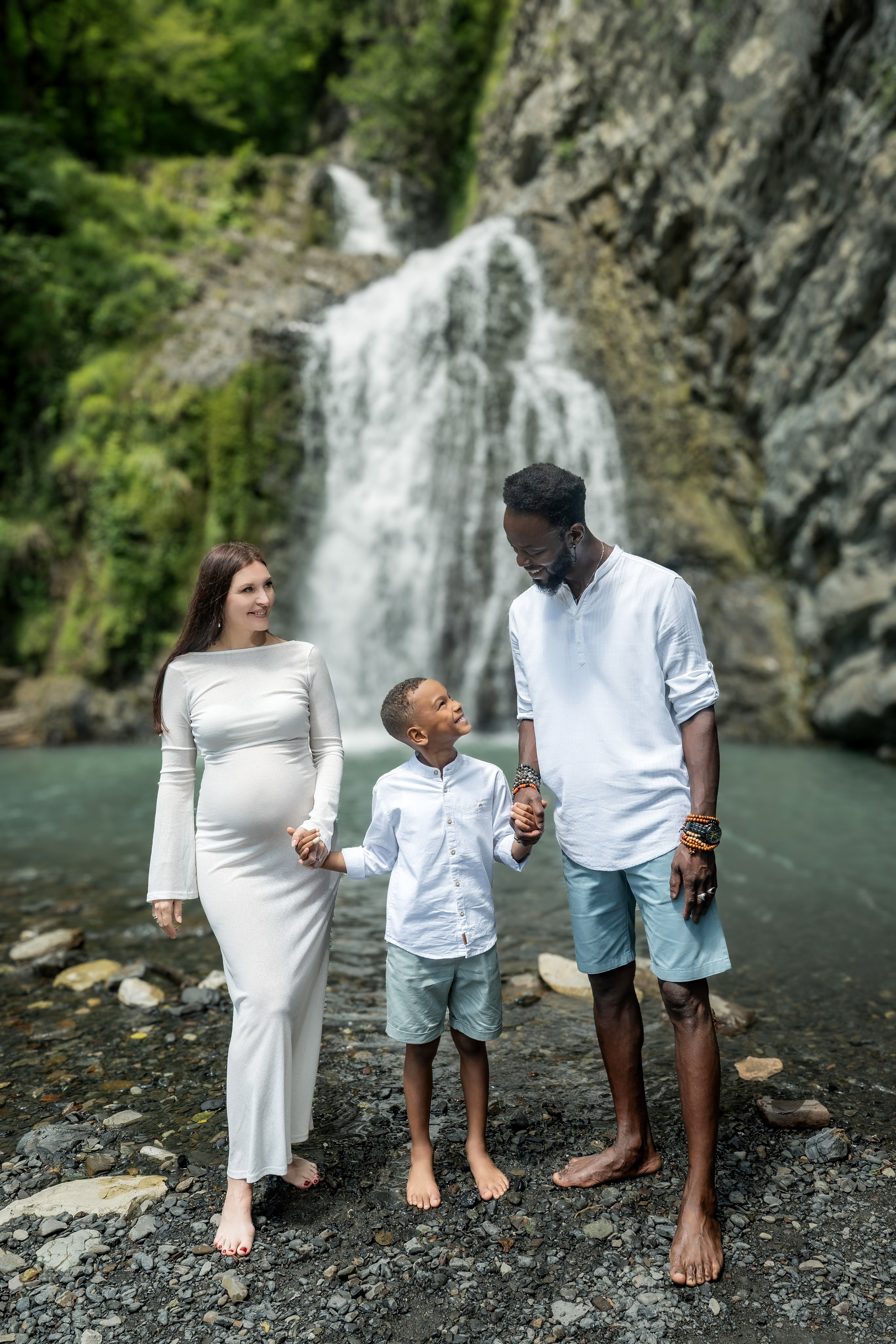 Тьерри и Светлана водопады. Наталья Слесаренко фотограф в Сочи