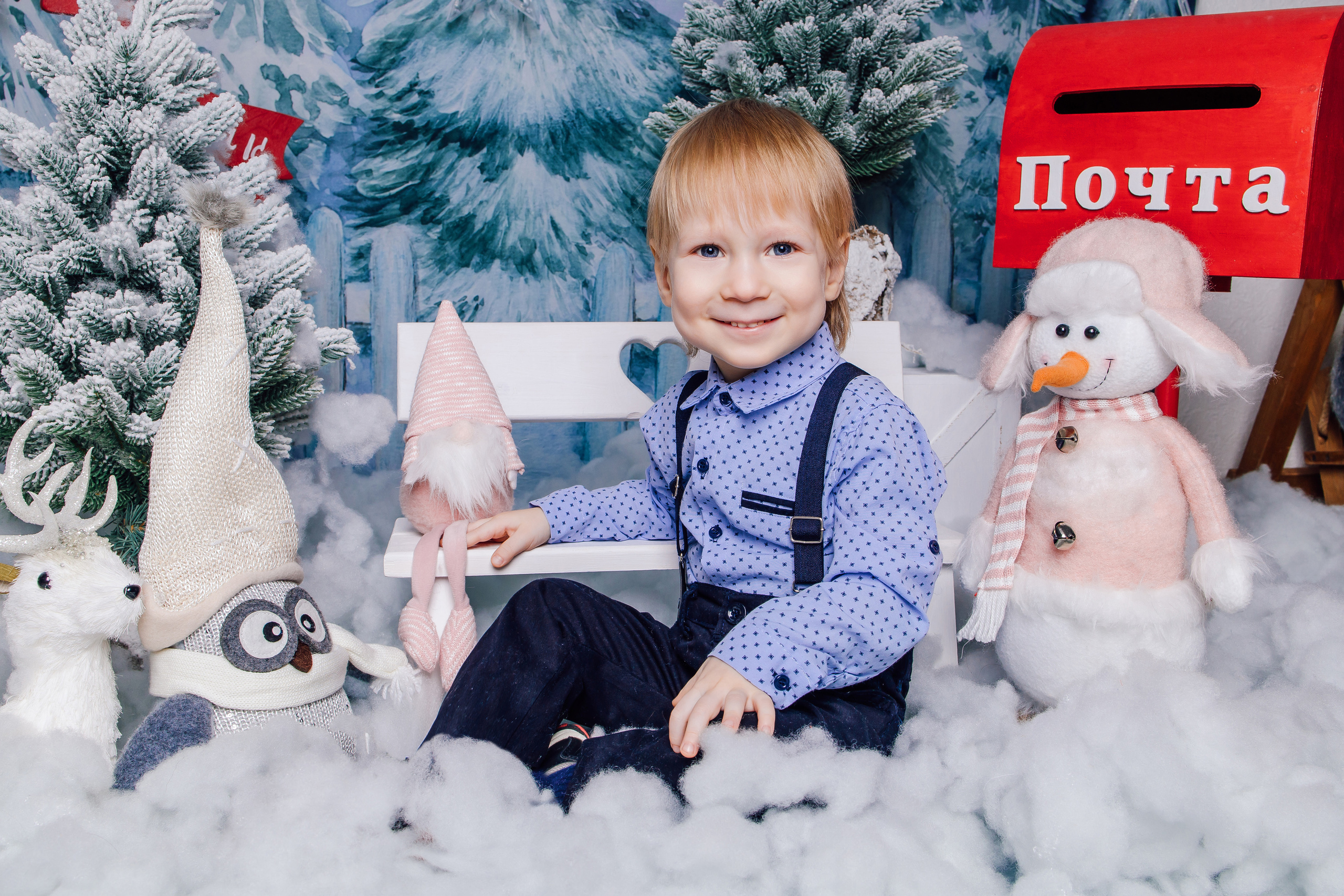 Олеся с детьми