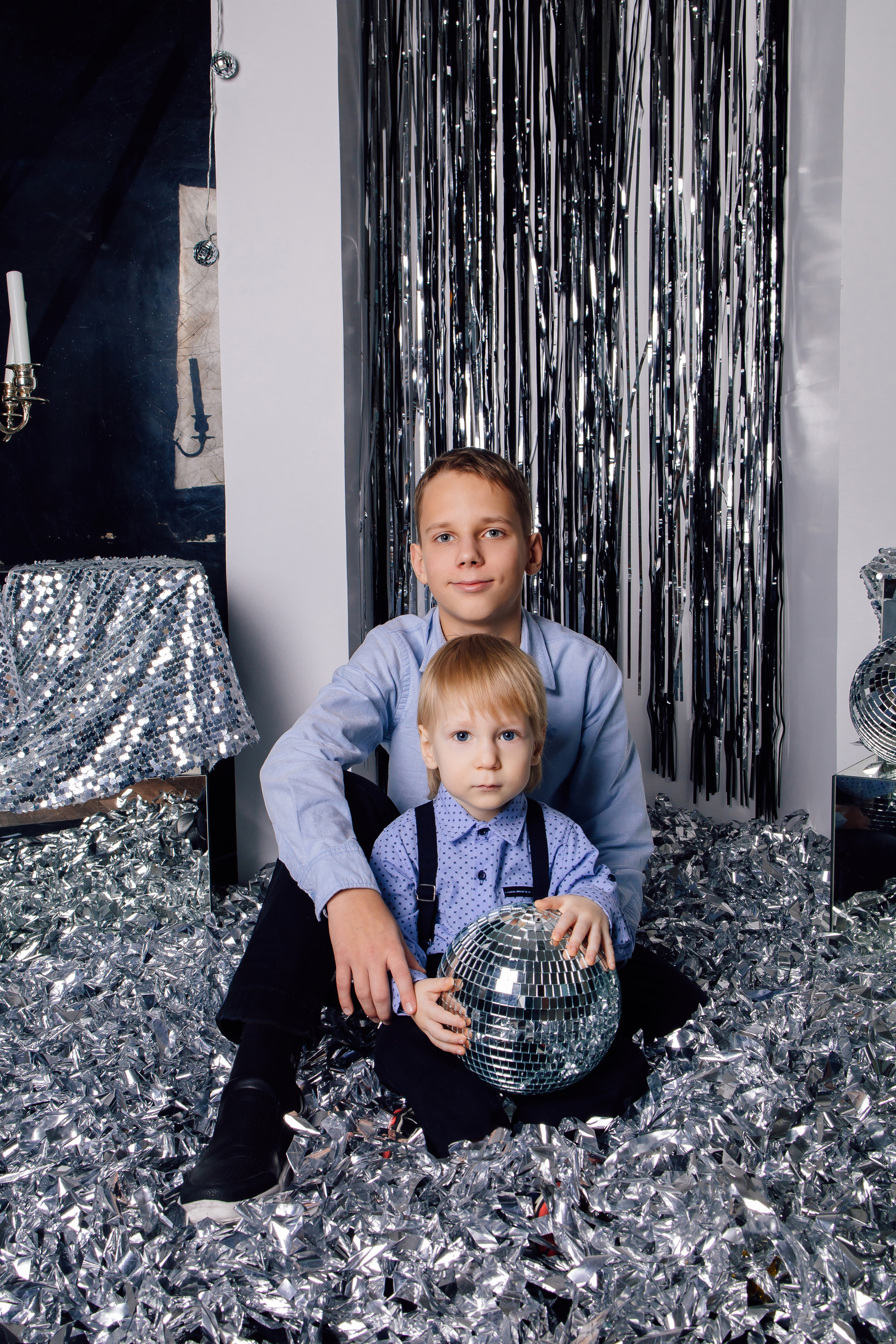 Олеся с детьми