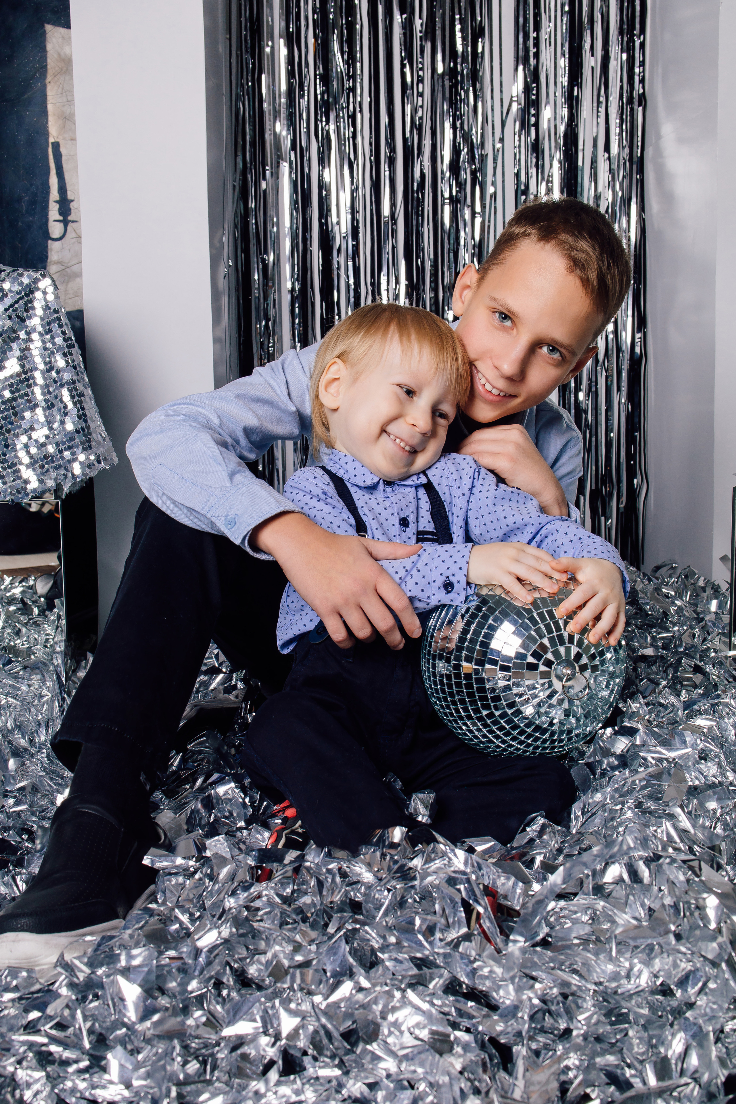 Олеся с детьми