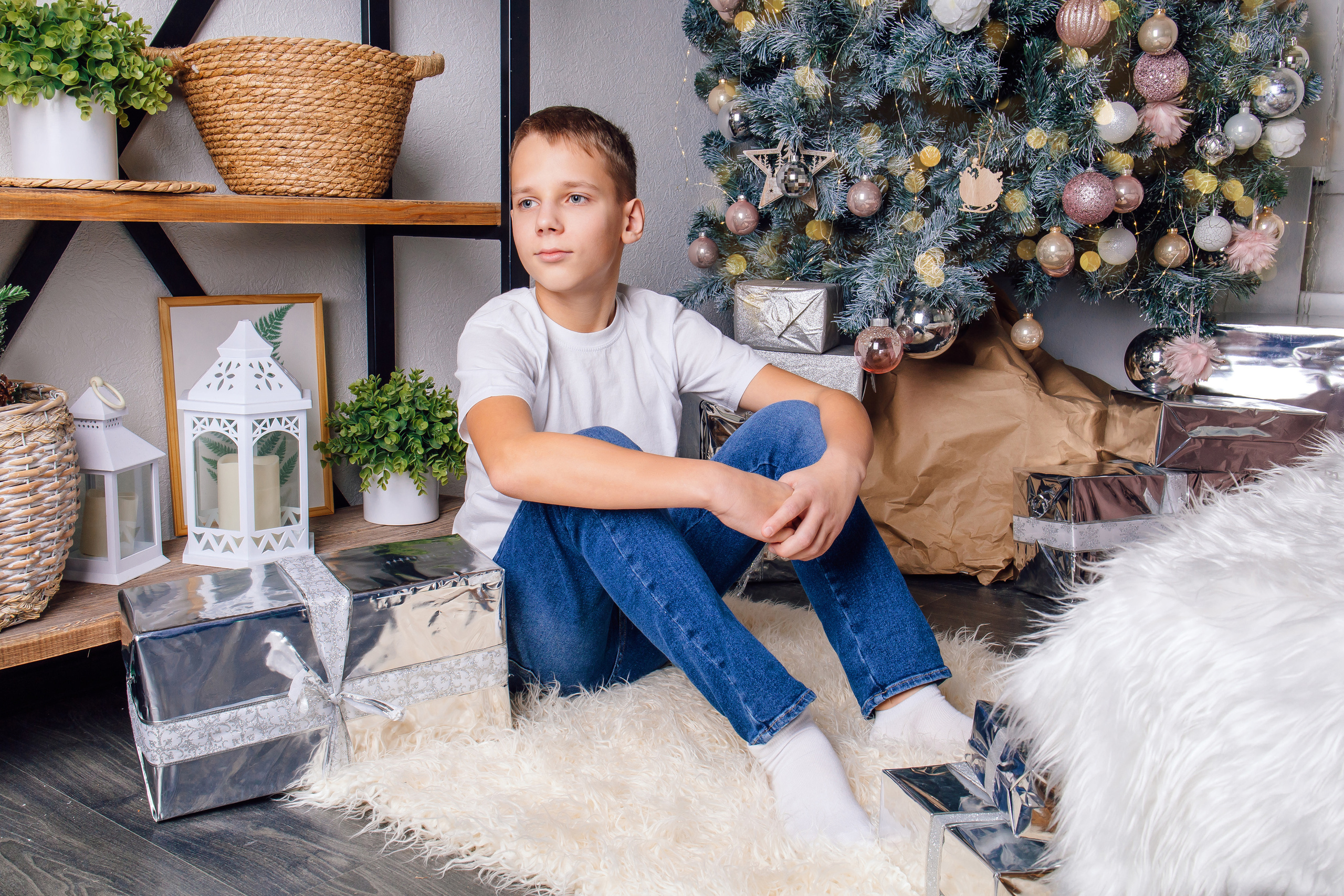 Олеся с детьми