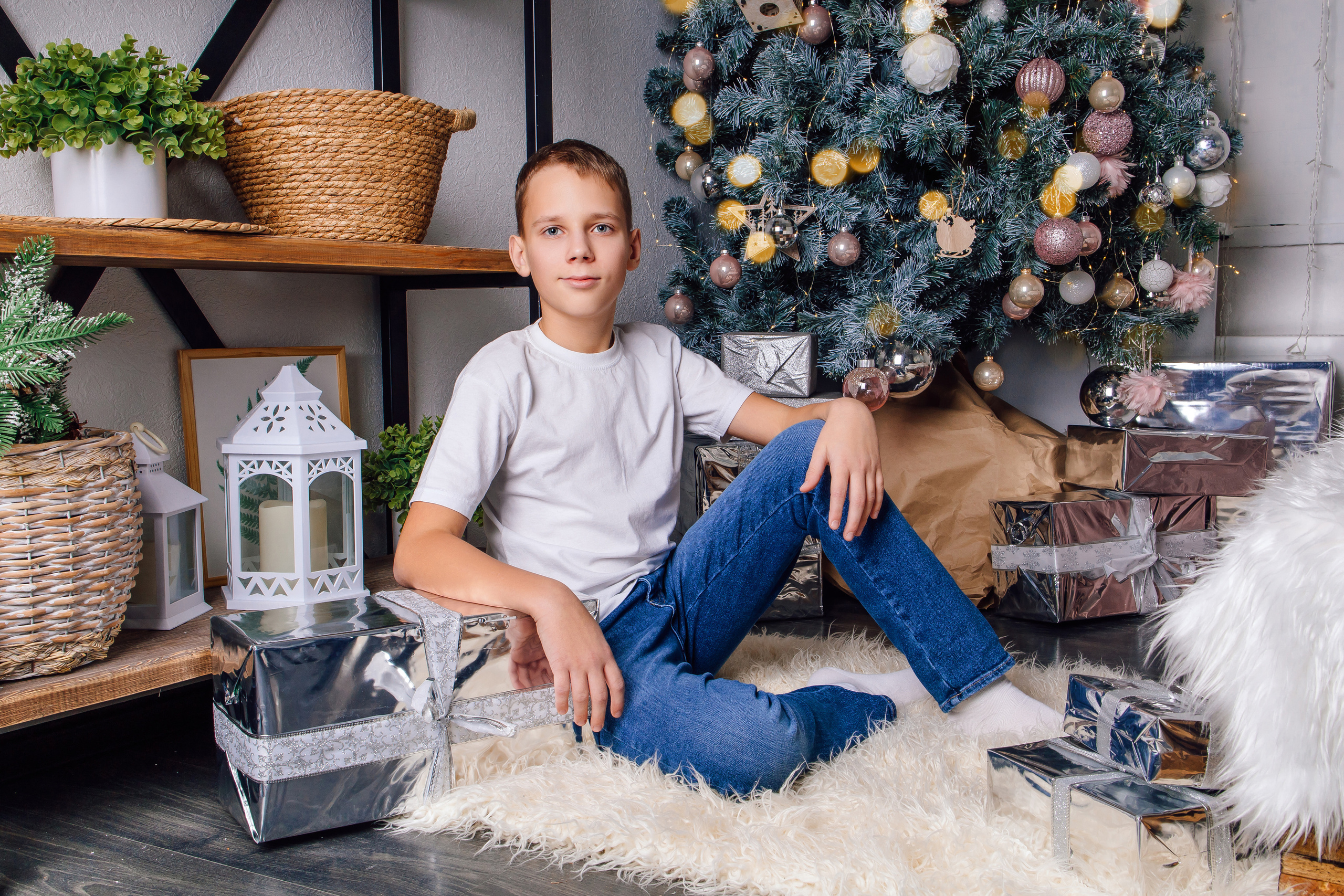 Олеся с детьми