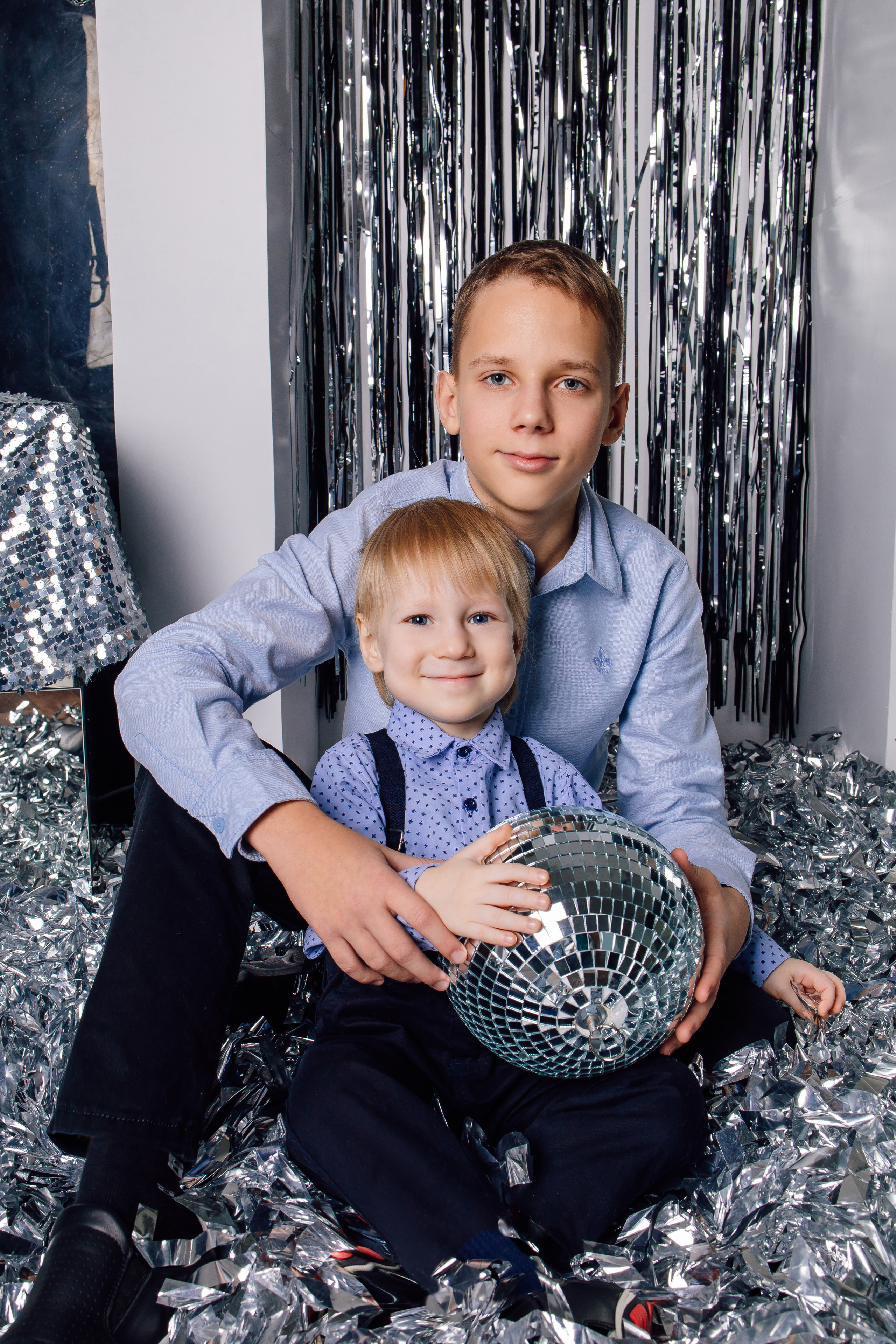 Олеся с детьми