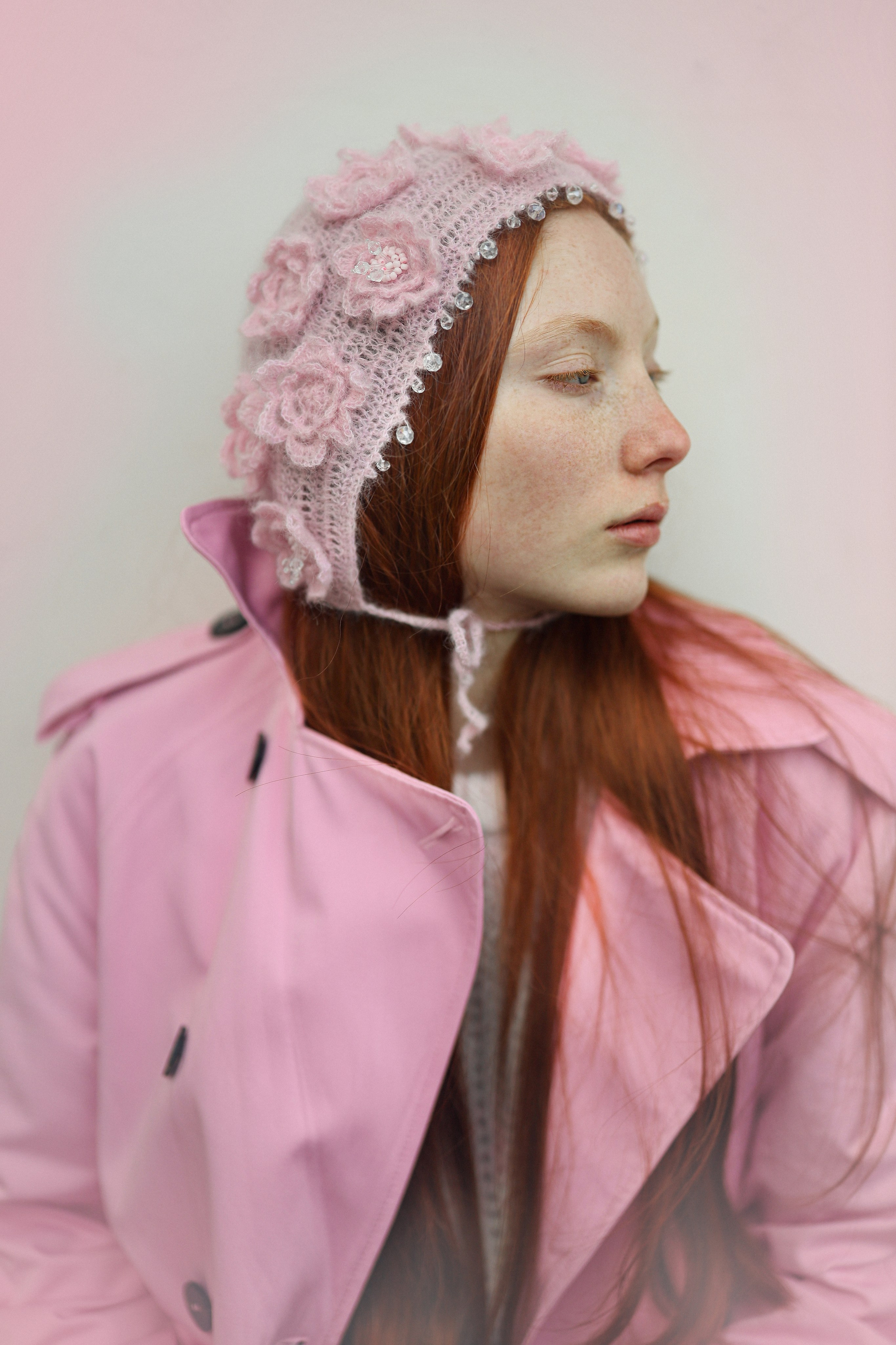 богемный чепец для фотосессии