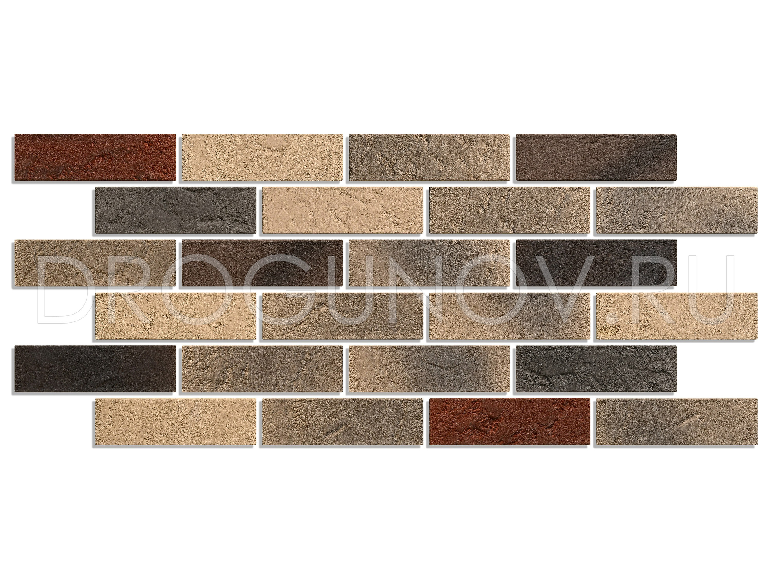 Модульная выкладка кирпичей