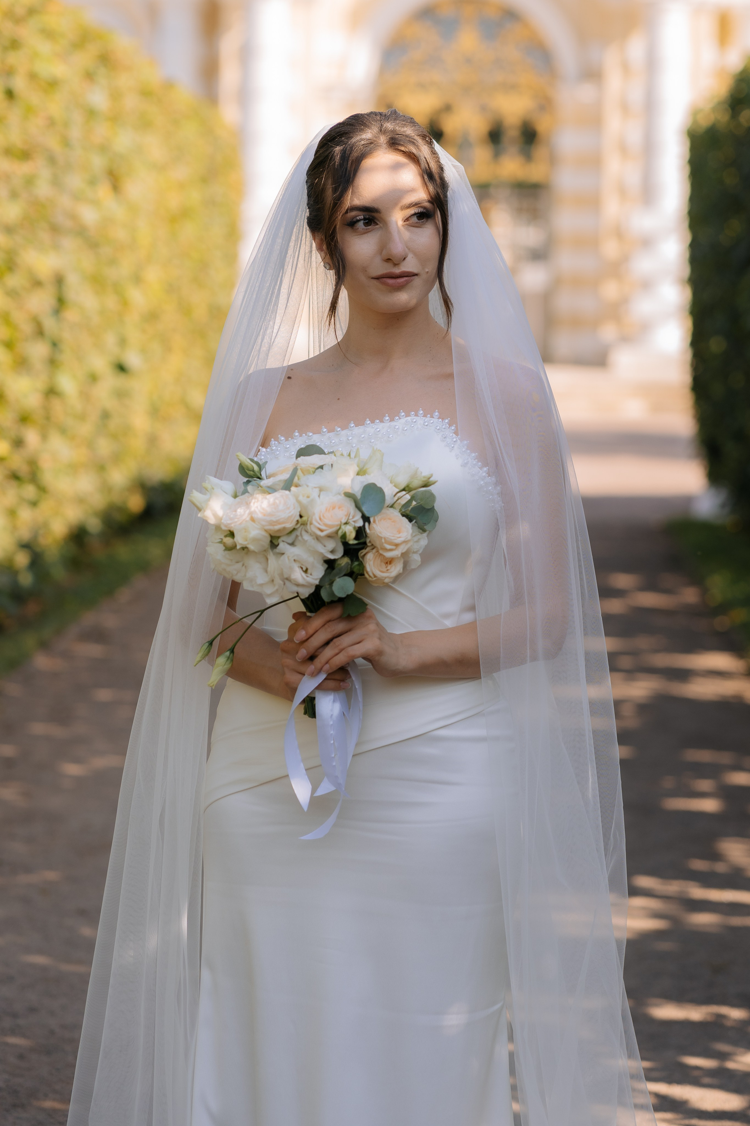 Свадебная фотосессия в Москве, парк Кусково. Свадебный фотограф в Москве Анна Полушина