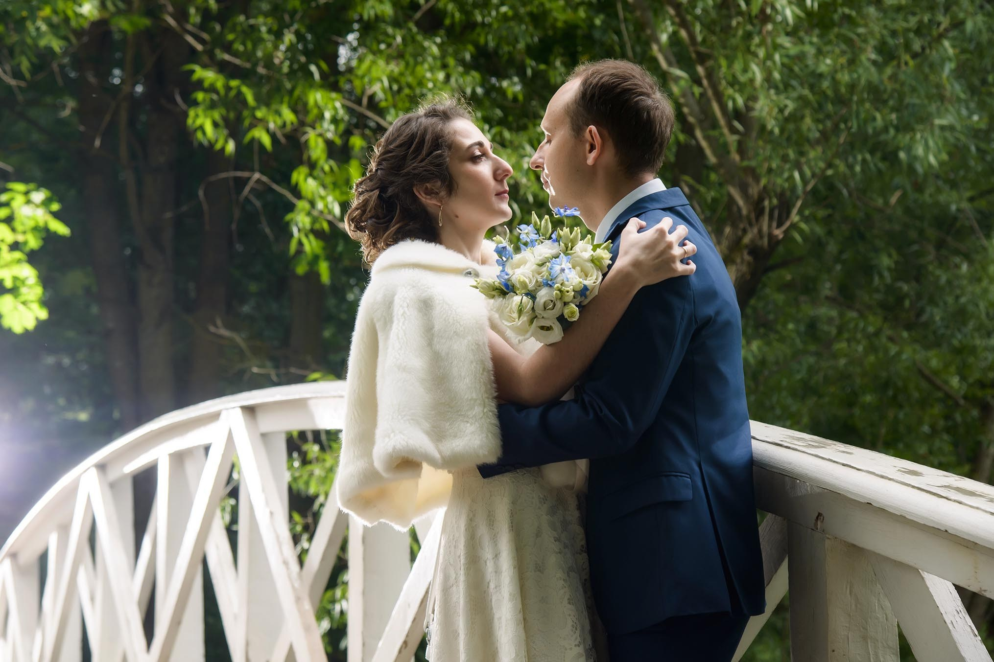 Прогулка в Остафьево, Андрей и Сабина. Фотограф Москва