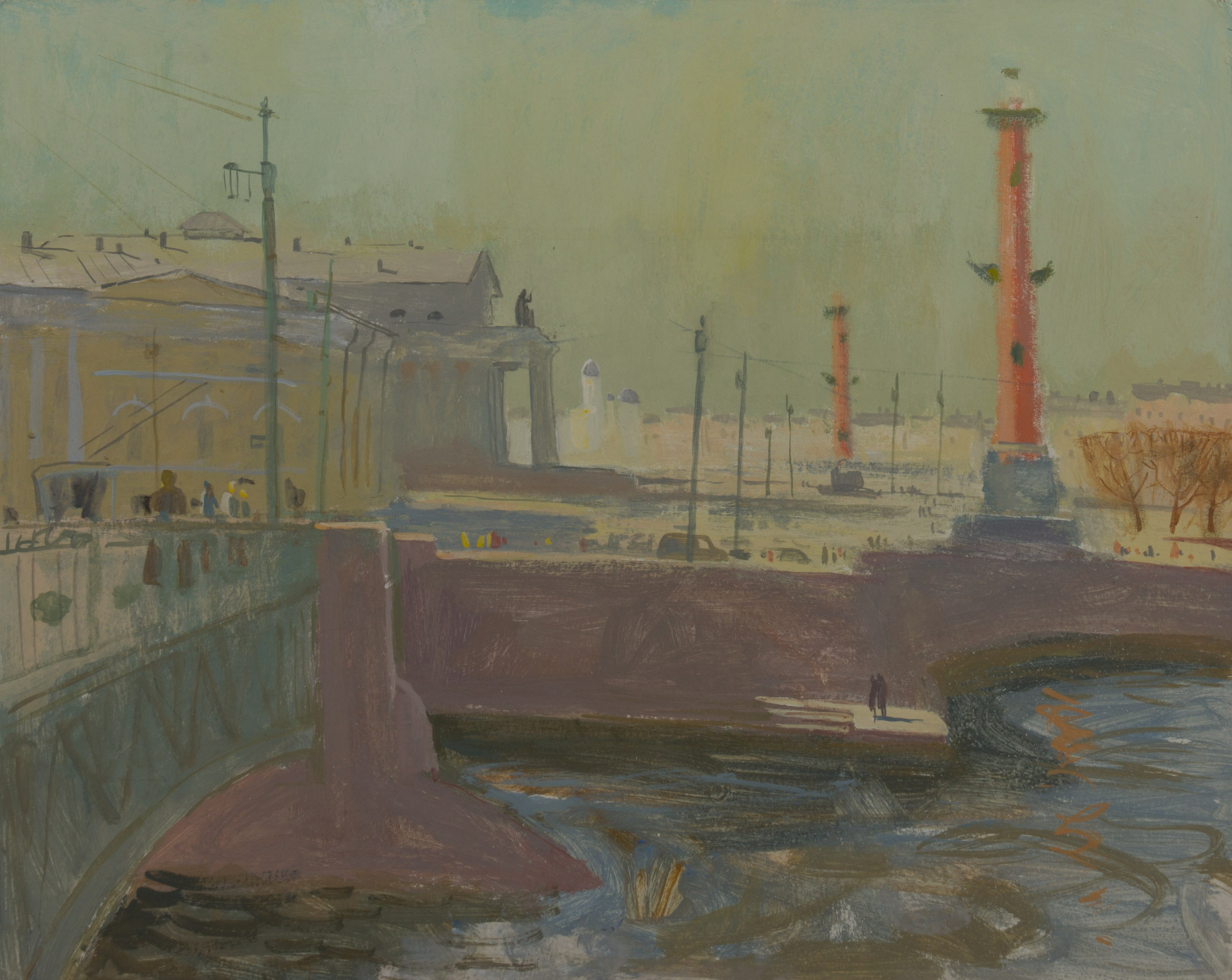 Город, графика. Ольга Васильева художник в Санкт-Петербурге