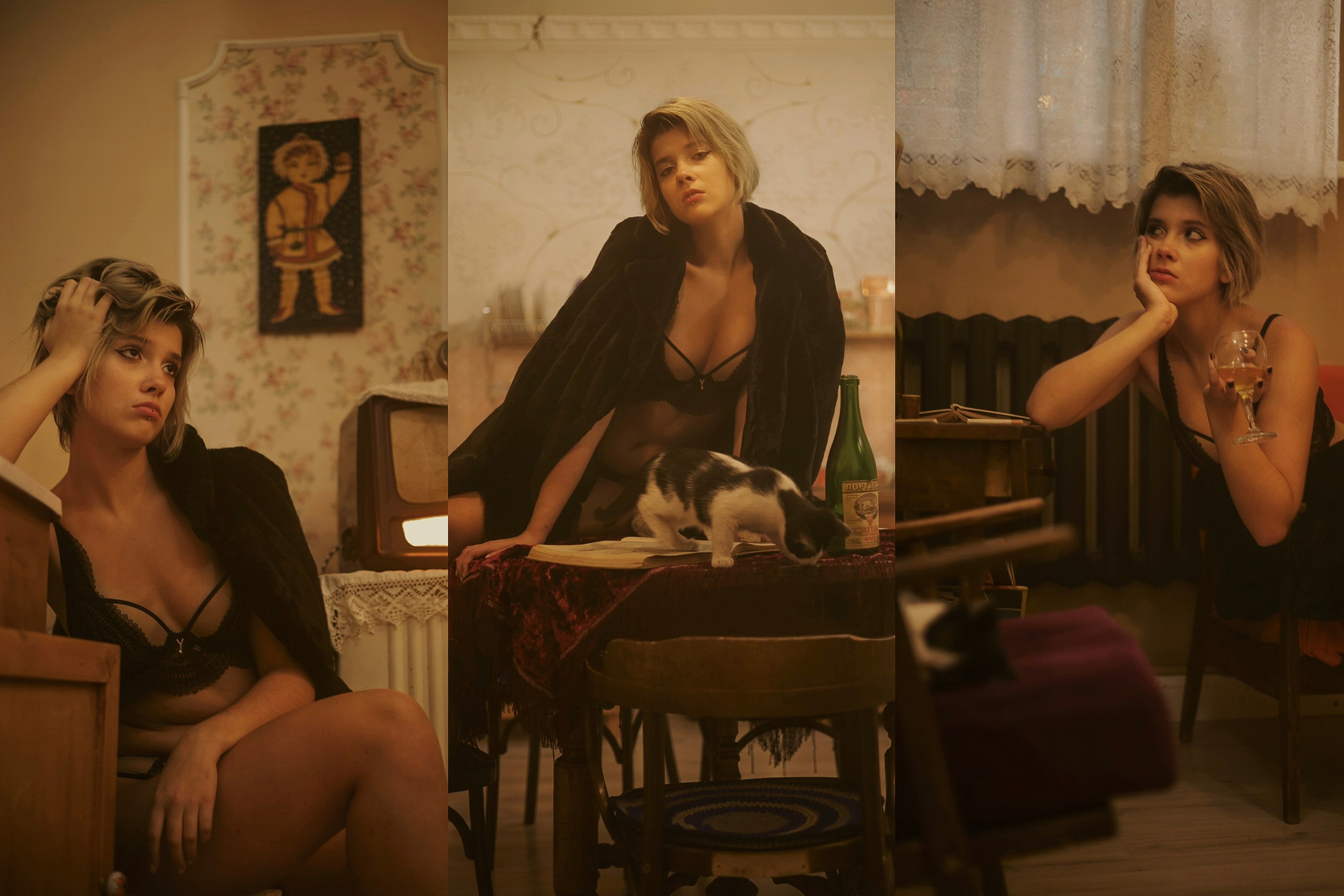 Фотосессия с настроением старой квартиры и советской меланхолии