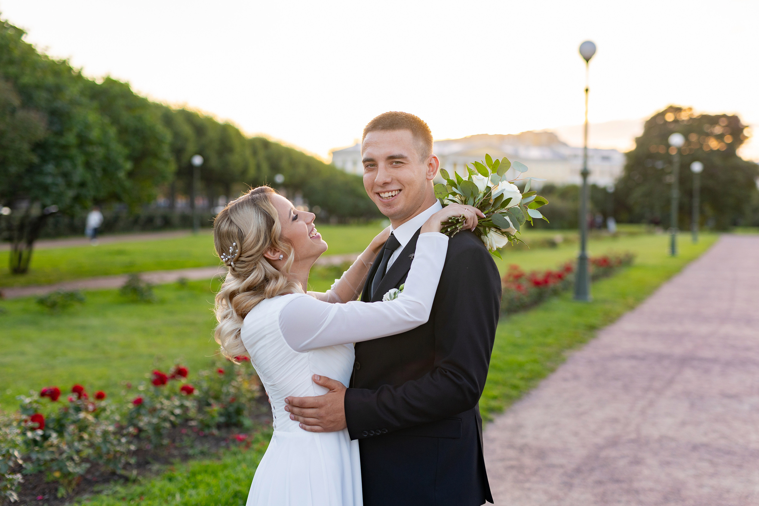 Свадебная фотосессия на закате. Семейный и свадебный фотограф в Санкт-Петербурге Татьяна Швыкова