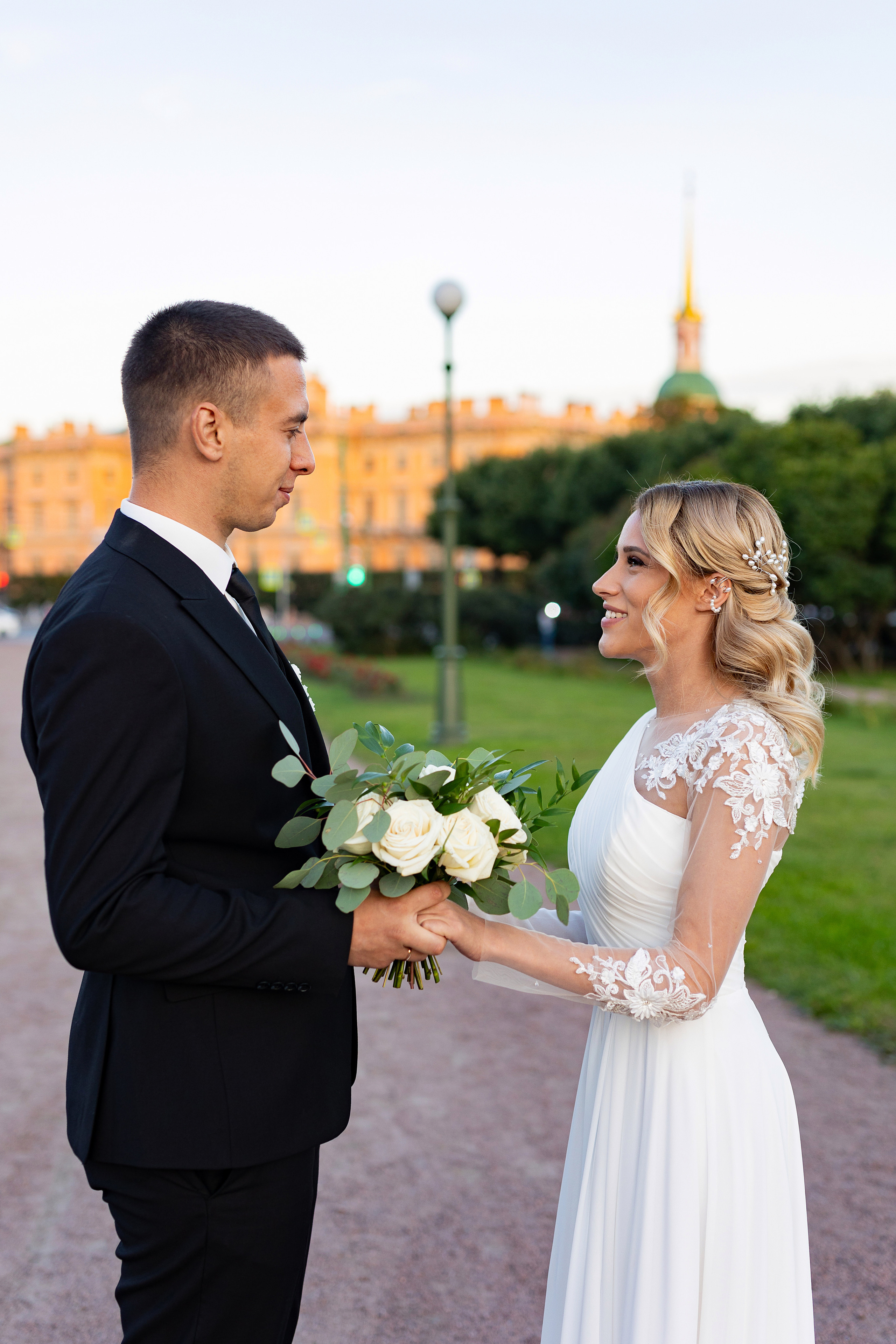 Свадебная фотосессия на закате. Семейный и свадебный фотограф в Санкт-Петербурге Татьяна Швыкова