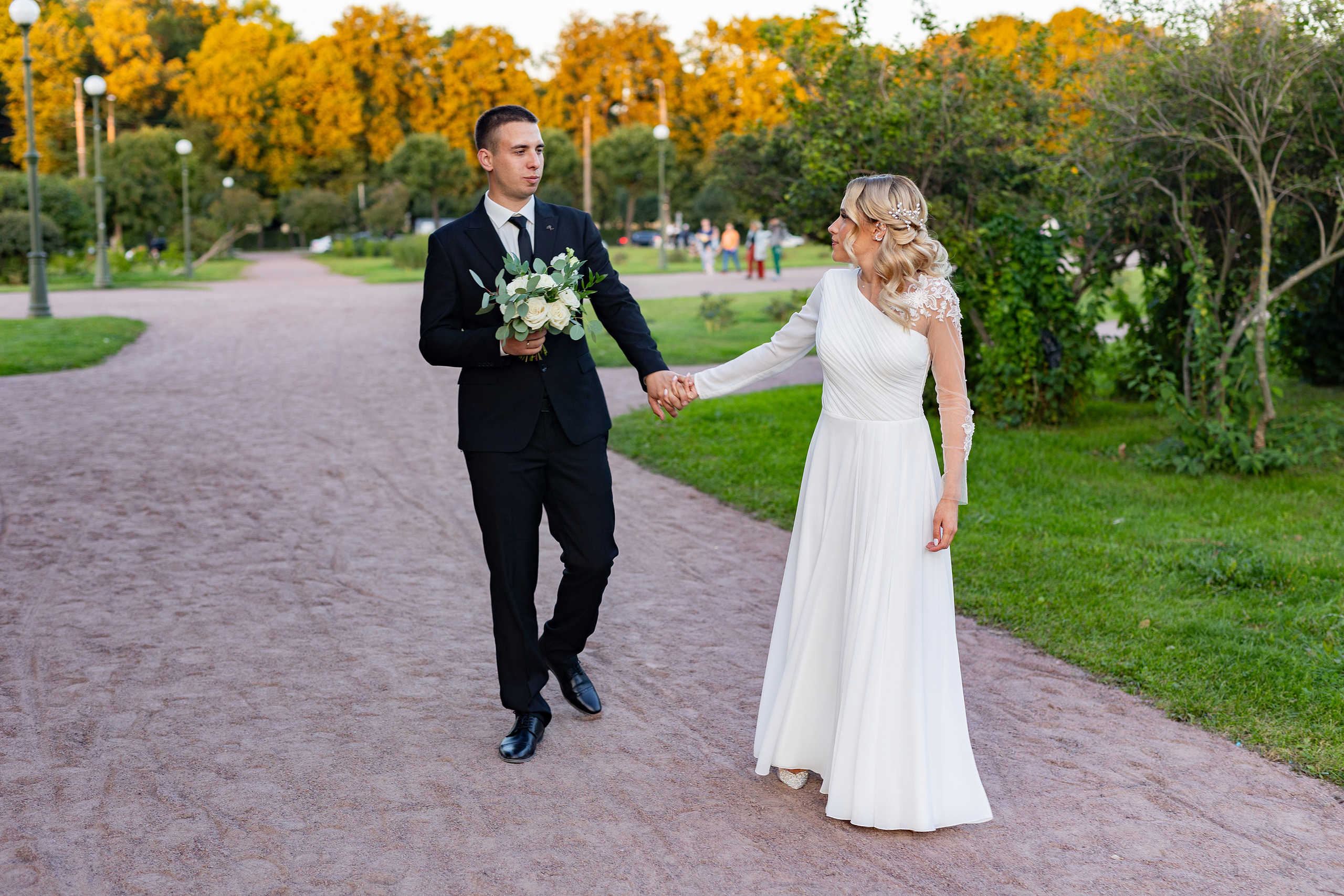 Свадебная фотосессия на закате. Семейный и свадебный фотограф в Санкт-Петербурге Татьяна Швыкова