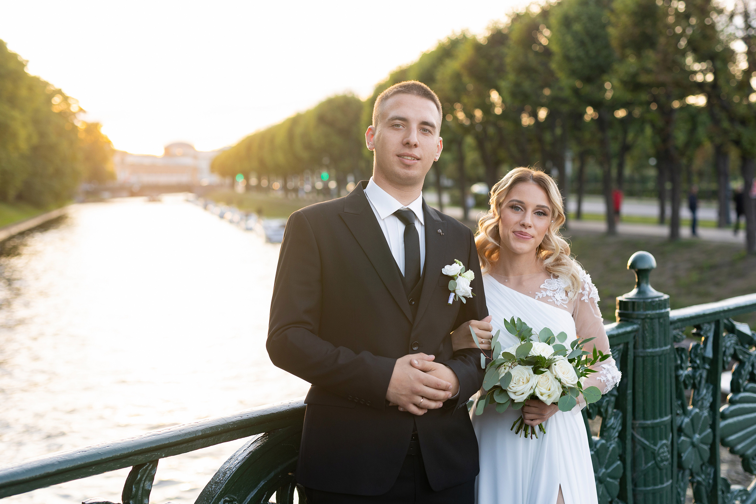 Свадебная фотосессия на закате. Семейный и свадебный фотограф в Санкт-Петербурге Татьяна Швыкова