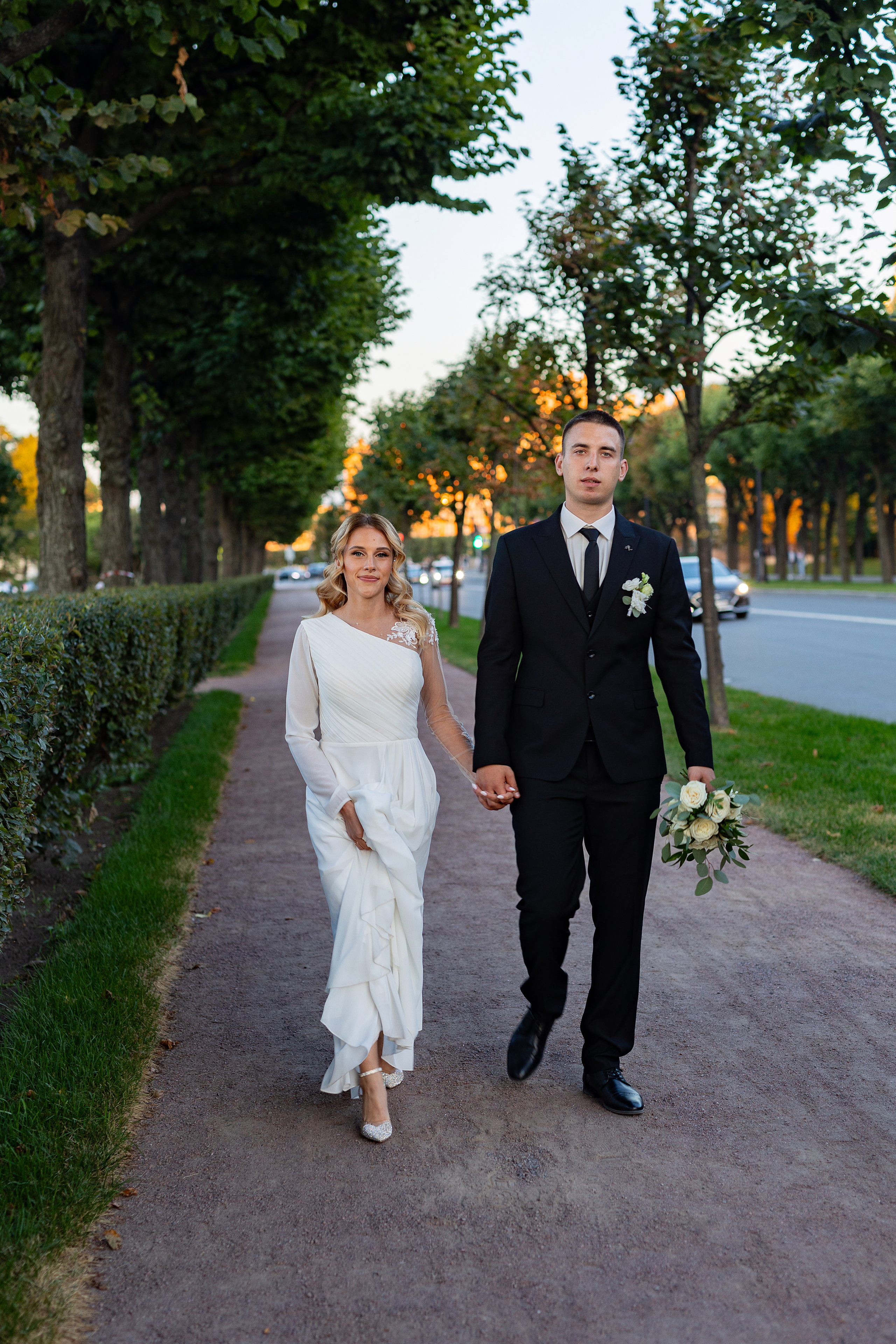 Свадебная фотосессия на закате. Семейный и свадебный фотограф в Санкт-Петербурге Татьяна Швыкова