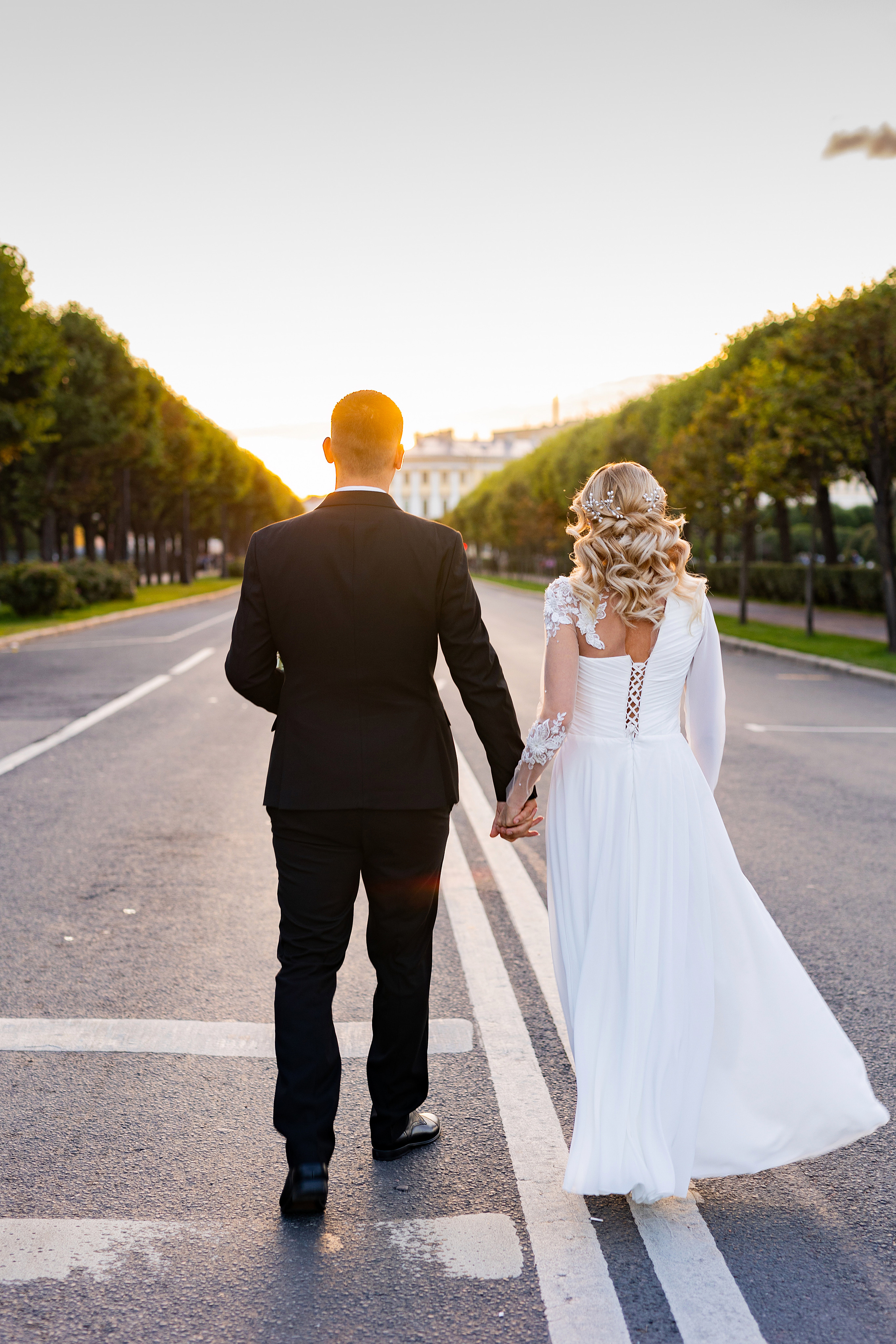 Свадебная фотосессия на закате. Семейный и свадебный фотограф в Санкт-Петербурге Татьяна Швыкова