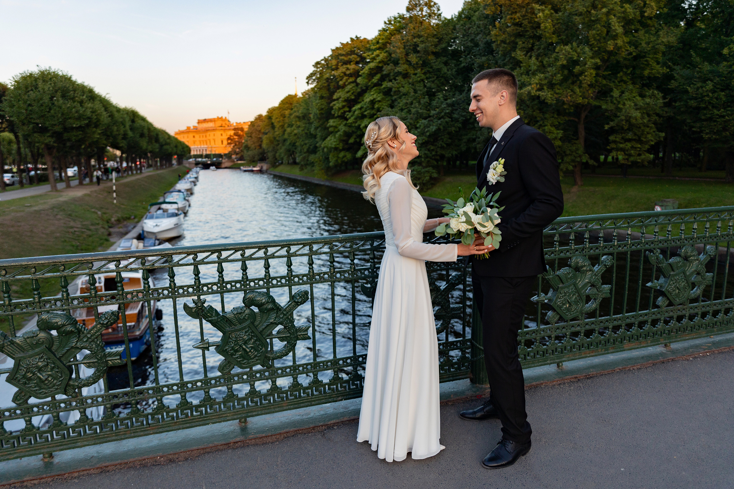Свадебная фотосессия на закате. Семейный и свадебный фотограф в Санкт-Петербурге Татьяна Швыкова