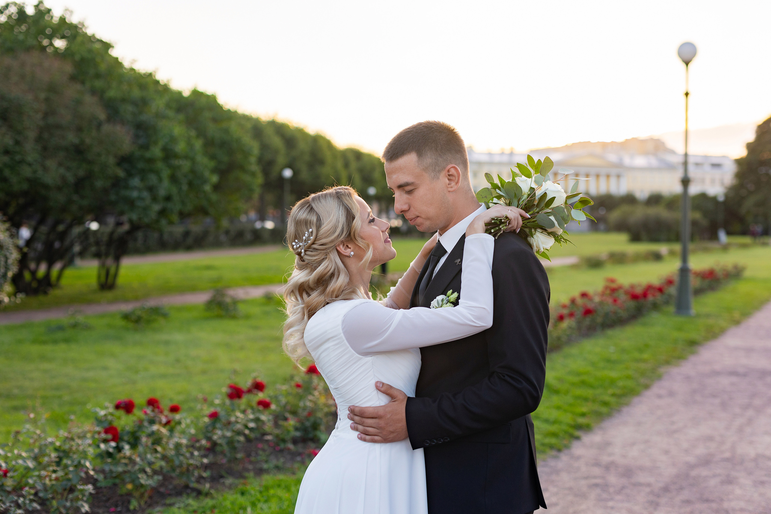 Свадебная фотосессия на закате. Семейный и свадебный фотограф в Санкт-Петербурге Татьяна Швыкова