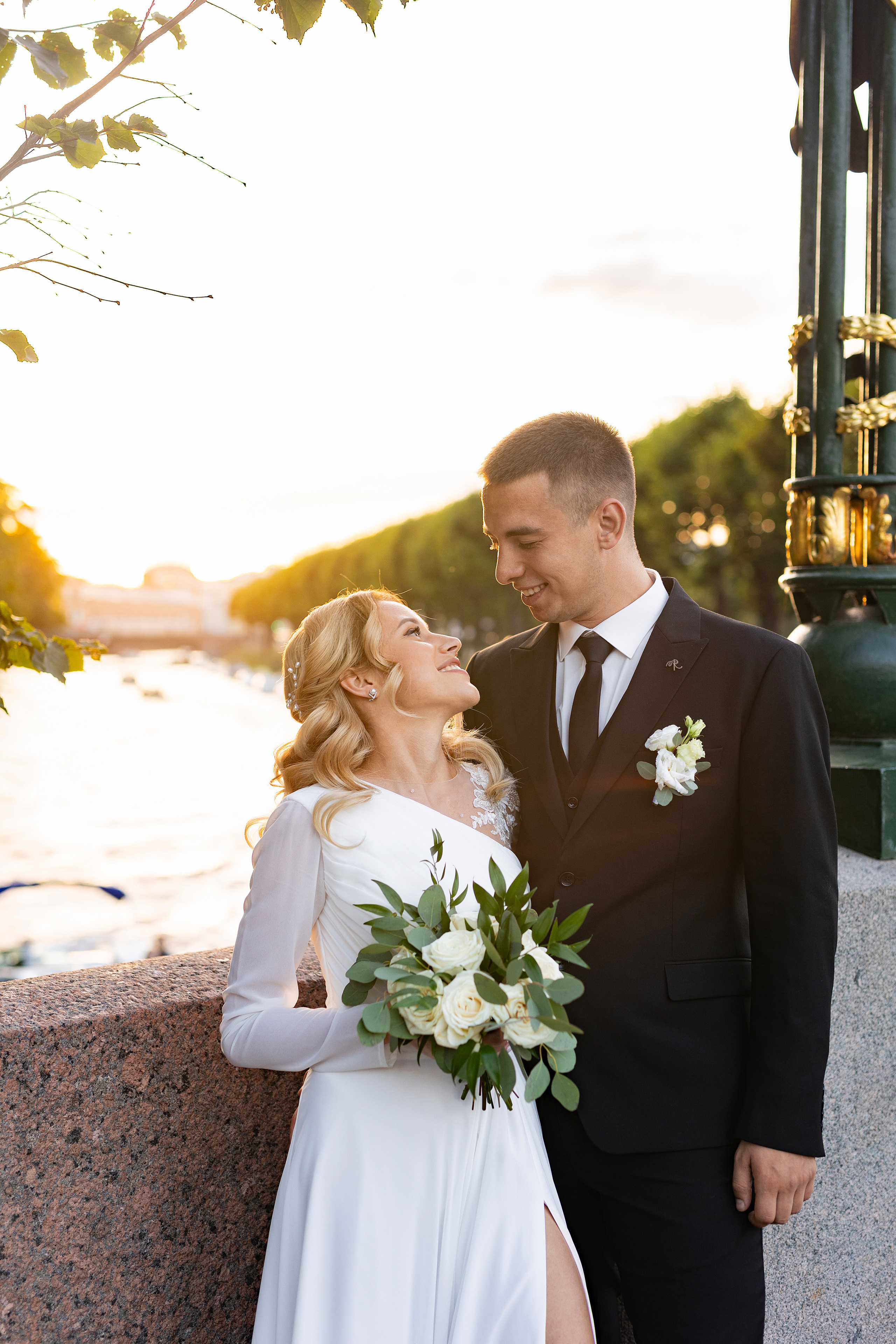 Свадебная фотосессия на закате. Семейный и свадебный фотограф в Санкт-Петербурге Татьяна Швыкова