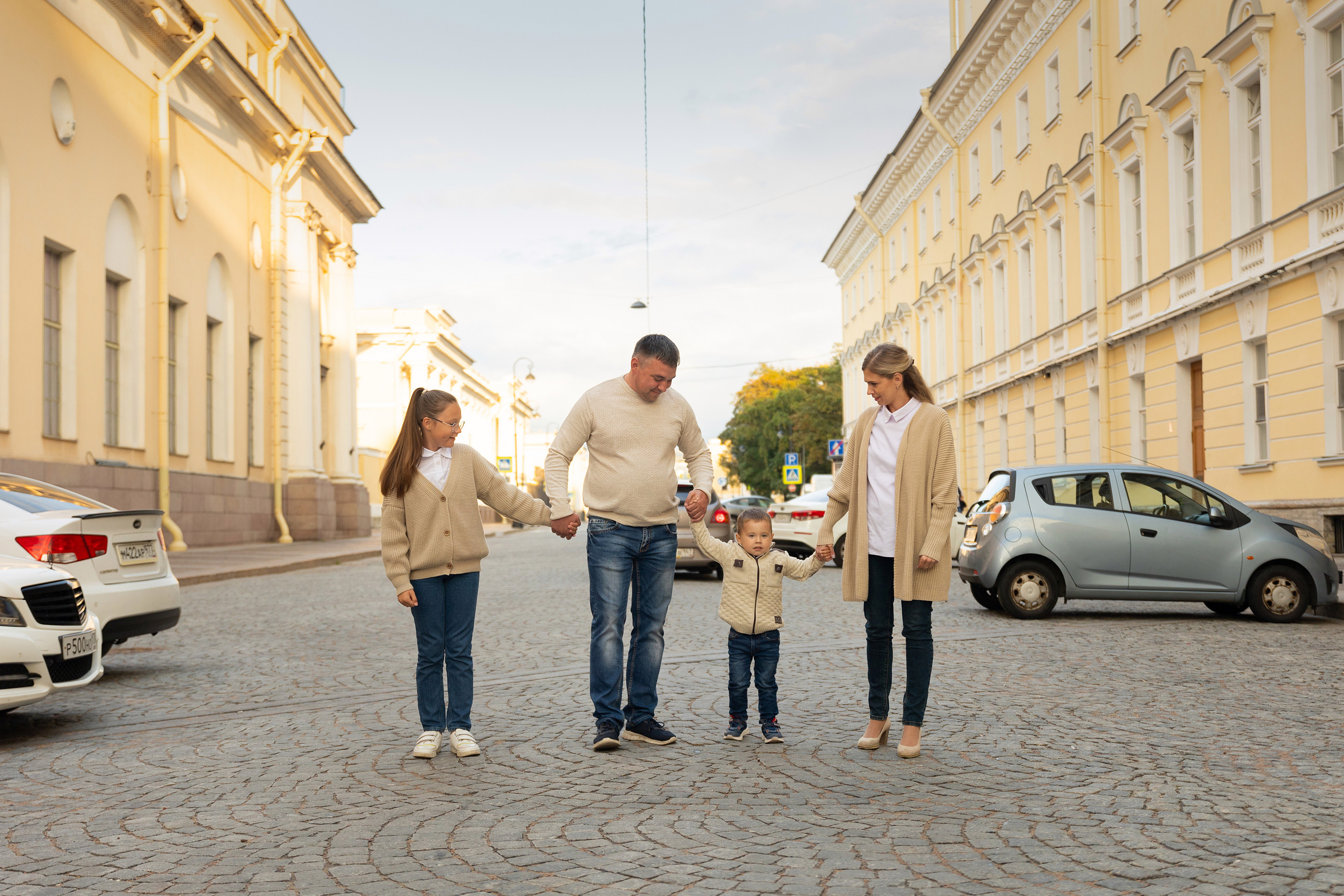 Фотопрогулка в центре города. Семейный и свадебный фотограф в Санкт-Петербурге Татьяна Швыкова