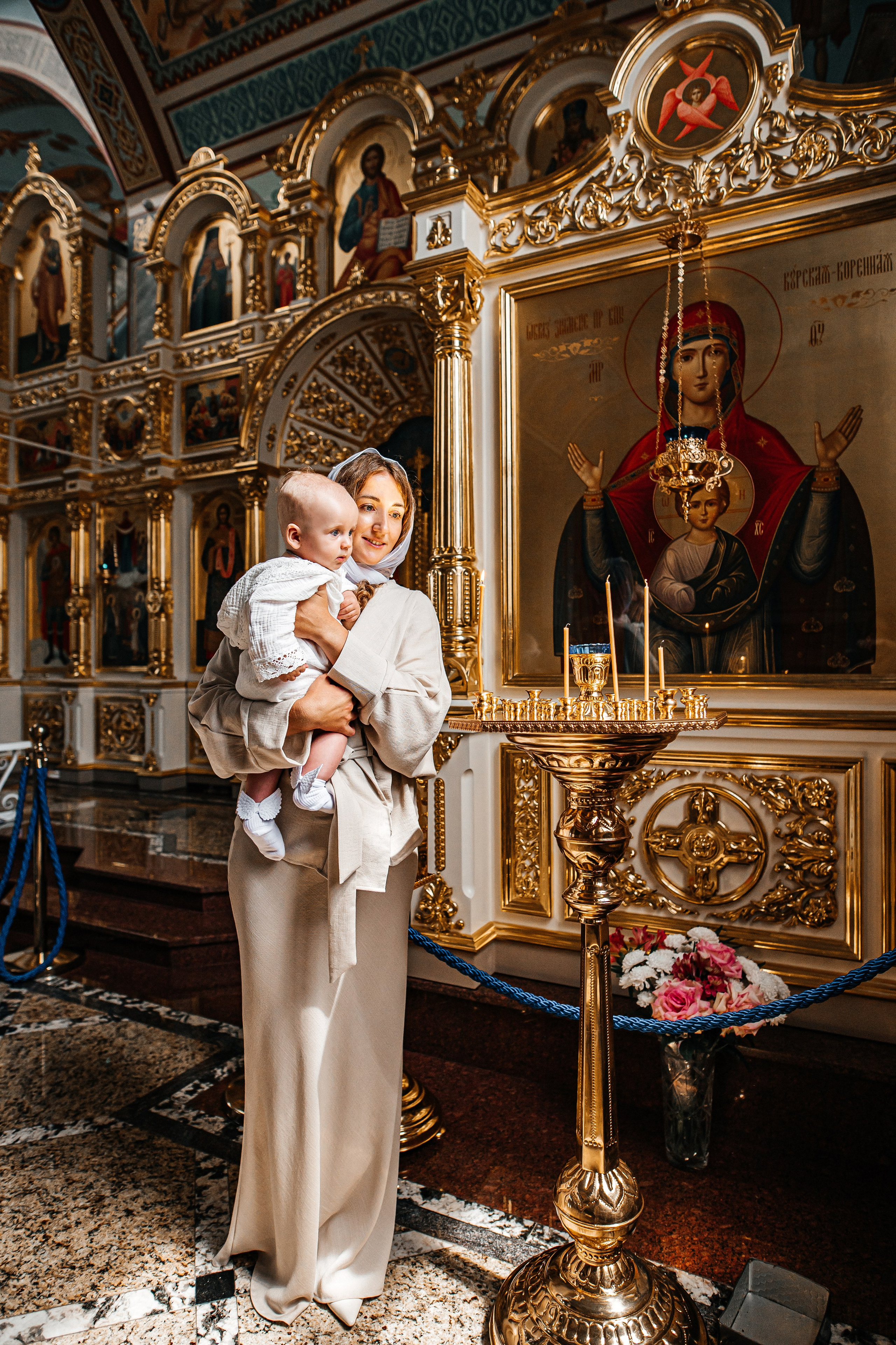 Таинство Крещения Леона. Фотограф Таинств Крещения и Венчания в г. Курске