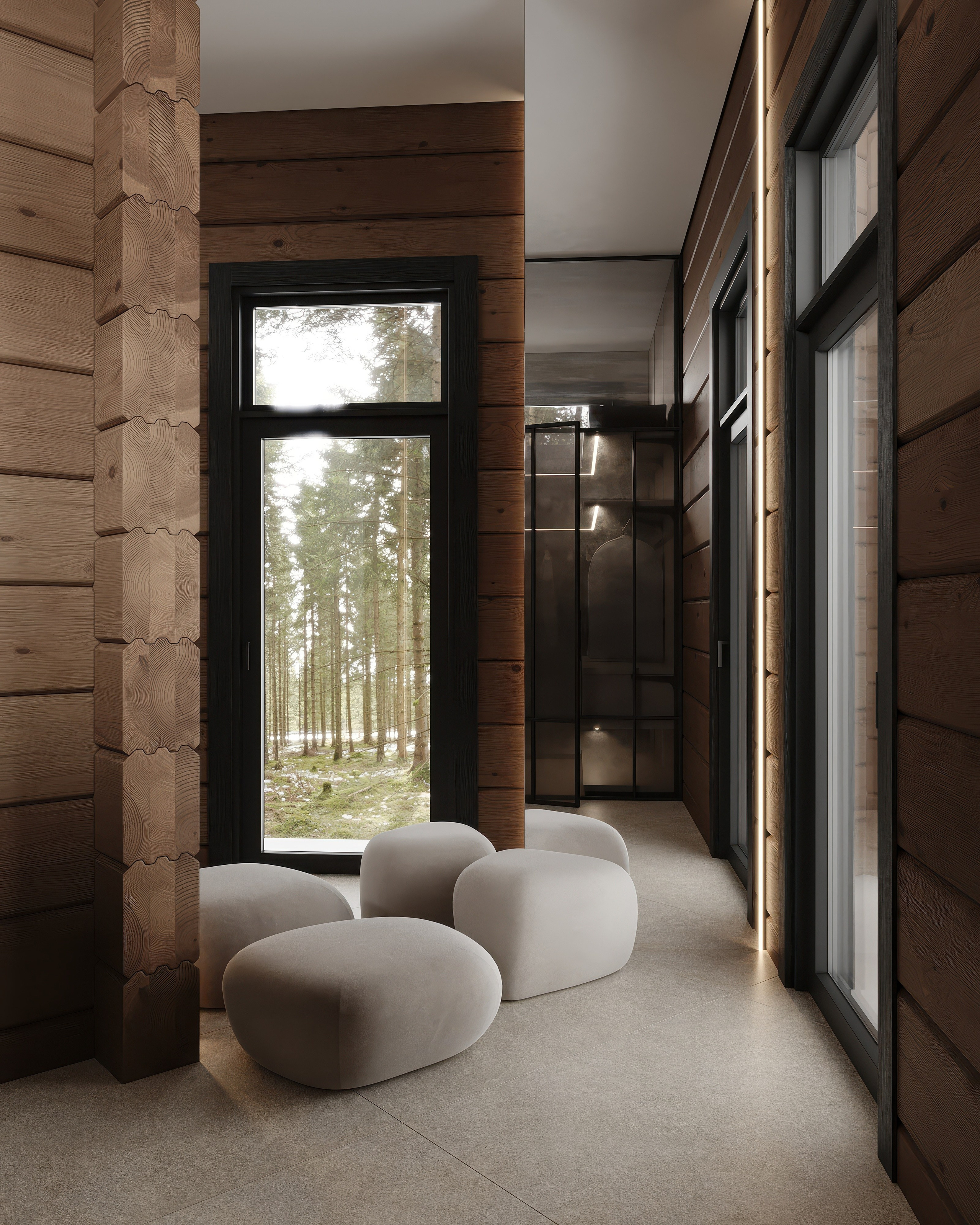 Частный дом/ Дизайнер: LINES DESIGN. Студия интерьерной визуализации tmshkn.vis