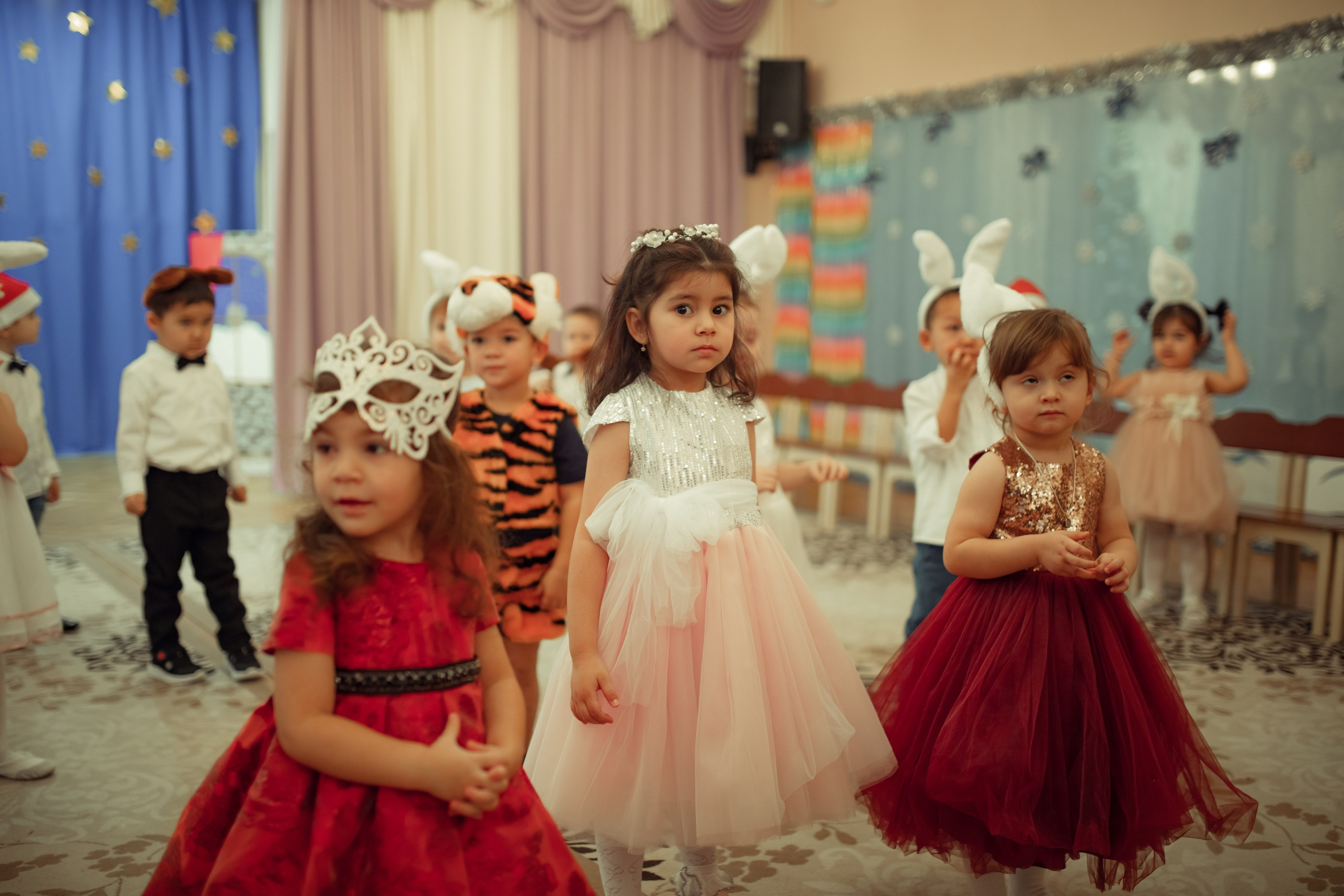 Новогодний утренник в детском саду. Семейный и детский фотограф в Москве Дорогова Екатерина