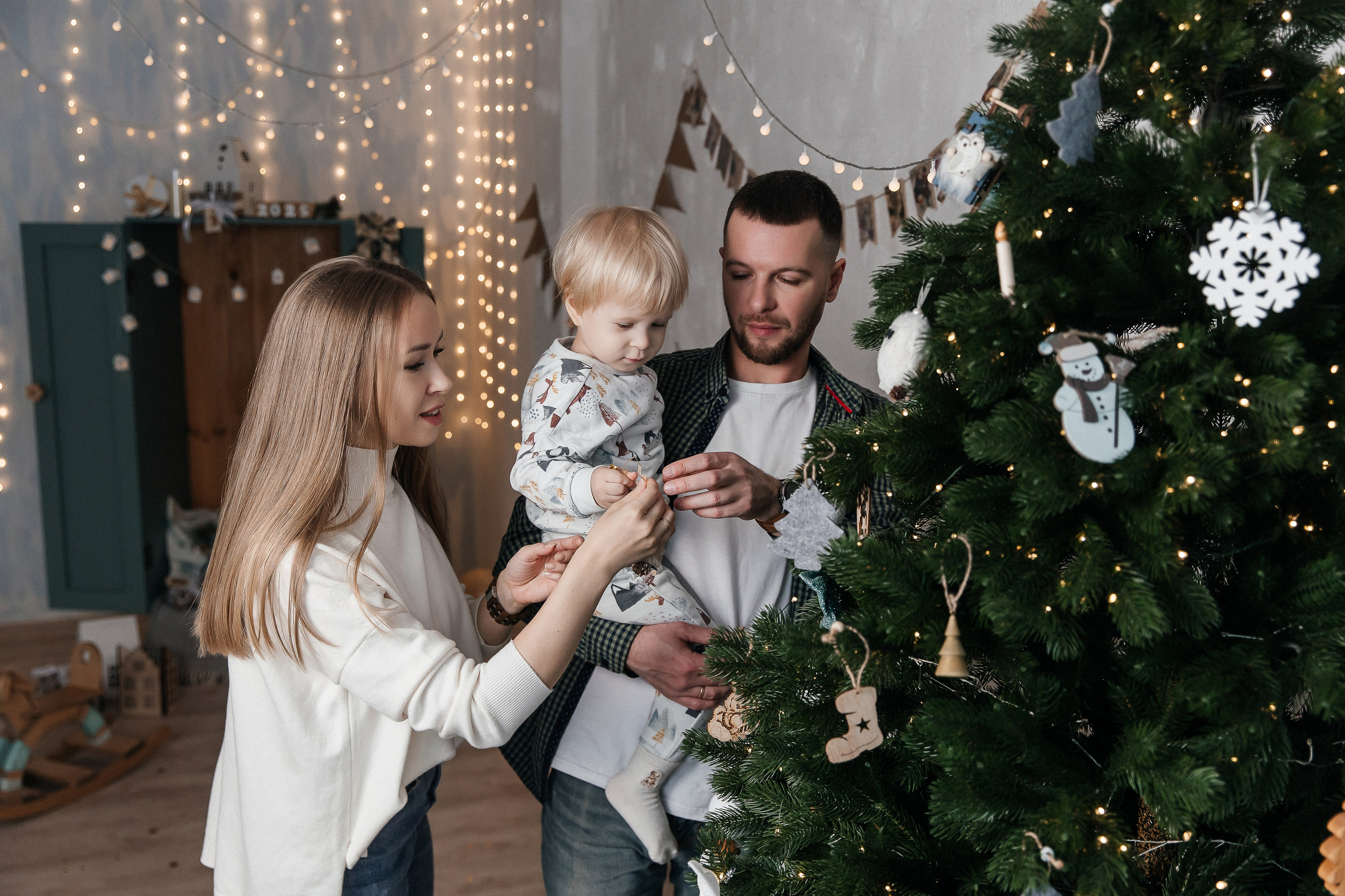 Фотосессия 2 в 1:новый год и день рождения 🎂🎄