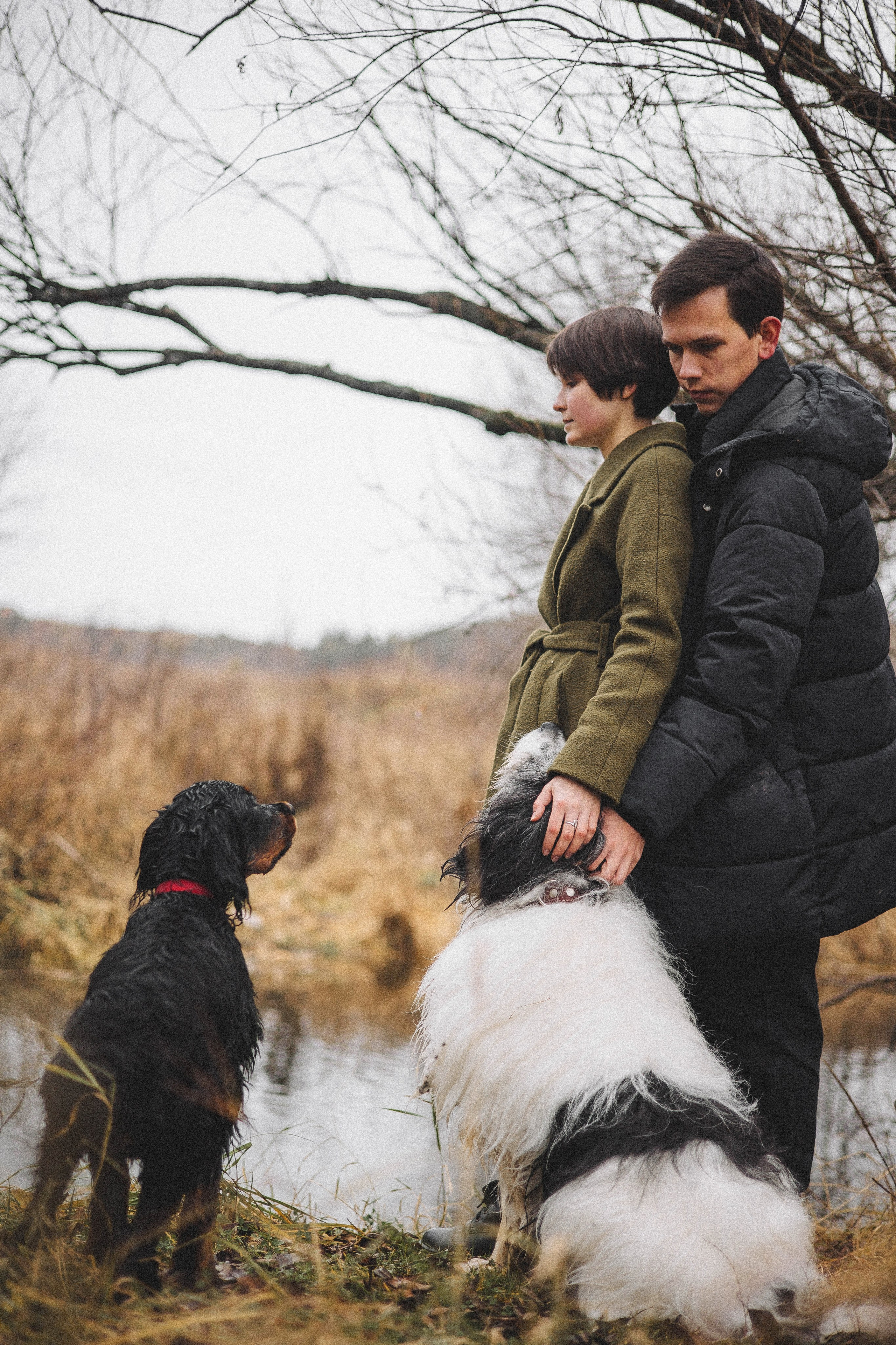 Даша, Глеб, Барс и Бруно. Фотограф-анималист Богданова Полина