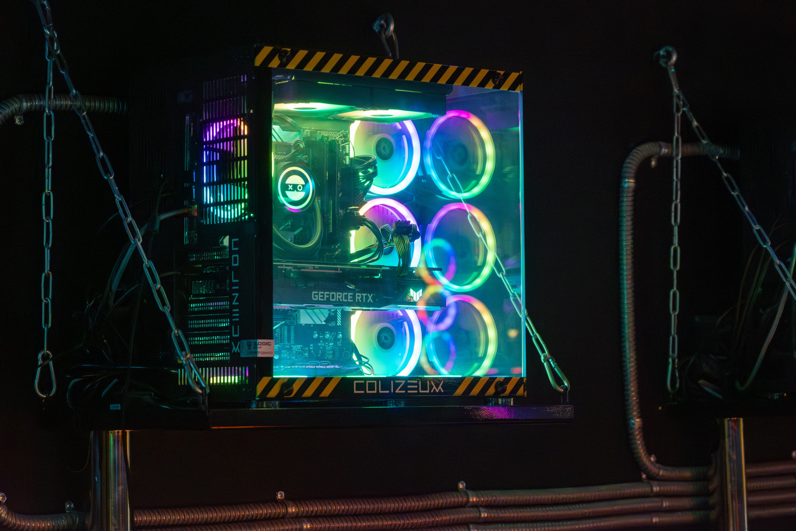 Репортаж в киберспортивном клубе Kolizeum. Фотограф мероприятий в Москве