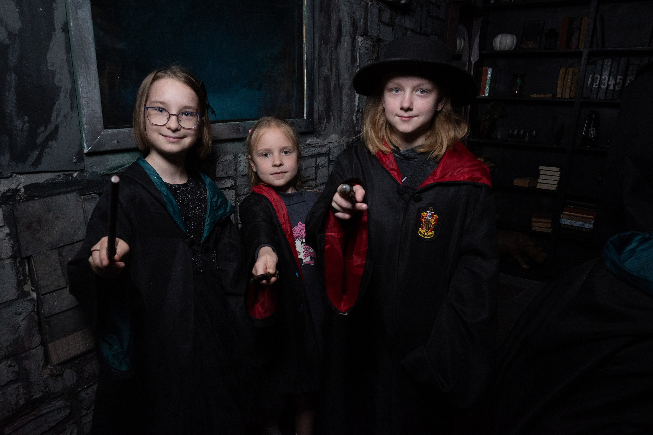 День рождения ребенка в «Подземелье Слизерин». Фотограф мероприятий в Москве