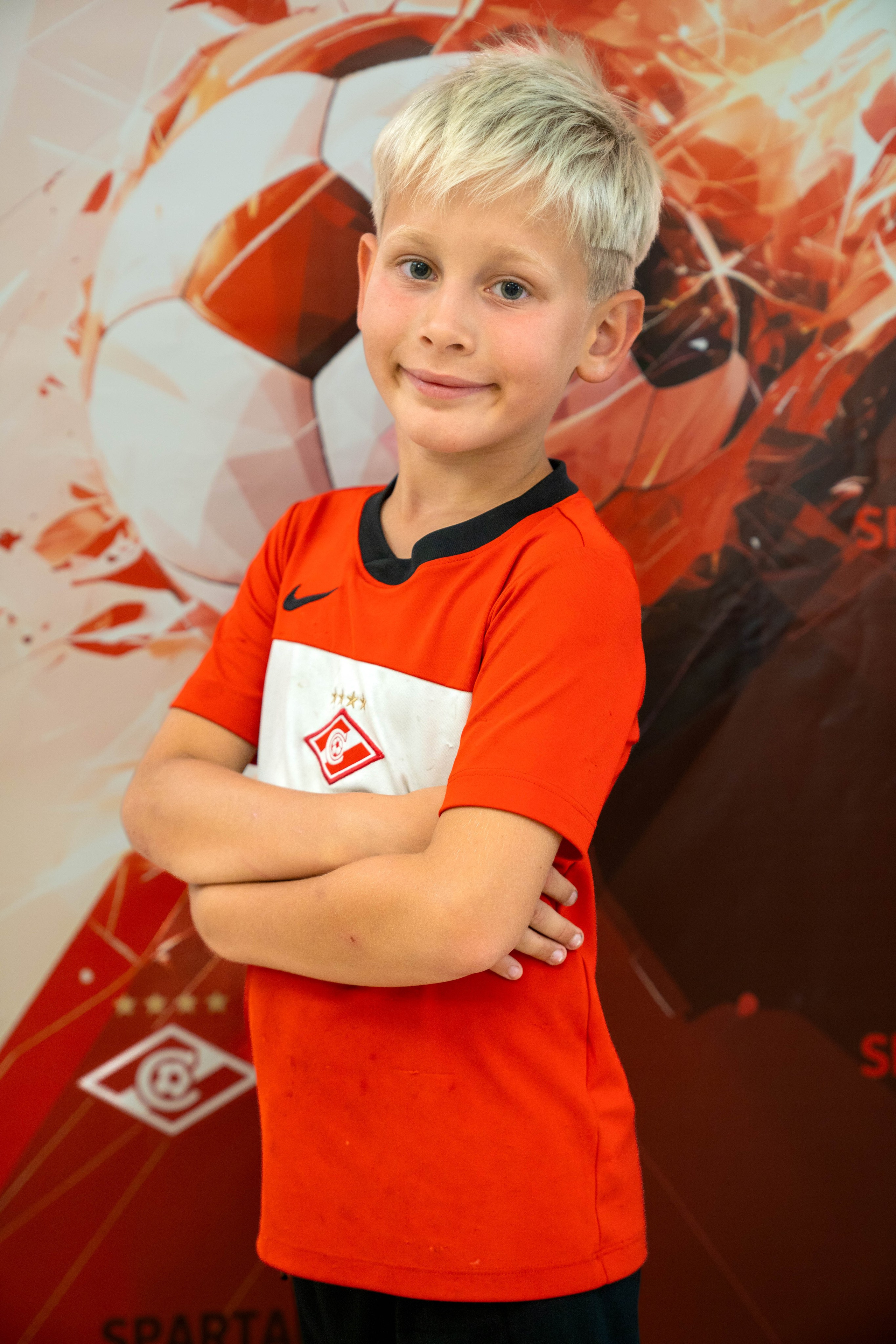 Портреты футболистов Спартак Юниор. Фото и видео съёмка на заказ. VAU Studia. Москва