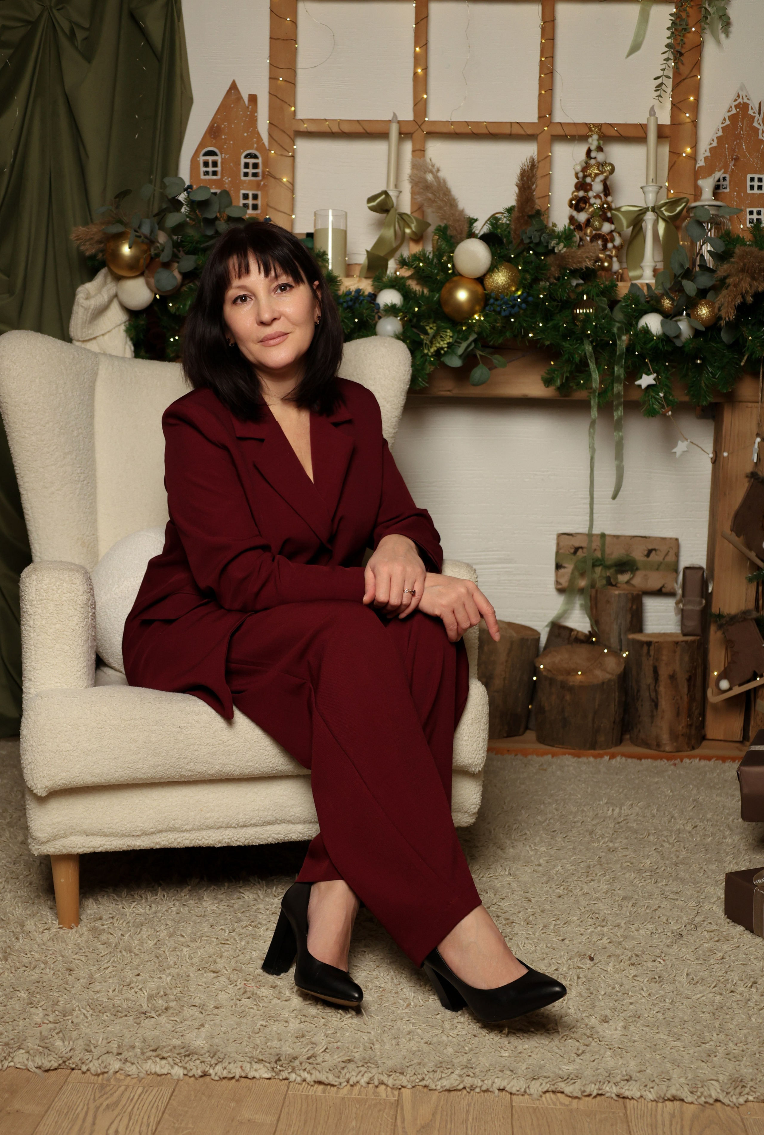 Семейная новогодняя съёмка Елена, Лиза и Лера. Tatiana Shumskaya