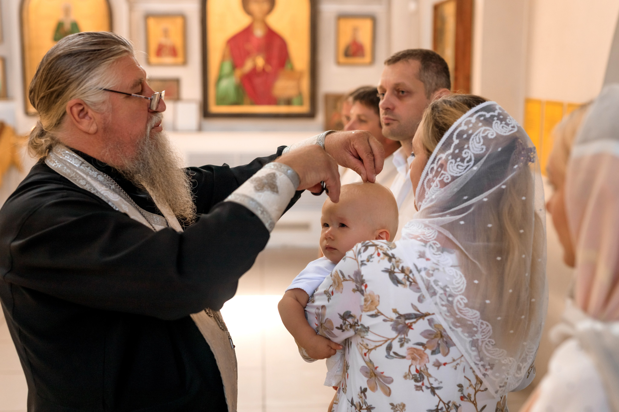 Крещение Анны. Семейный и детский фотограф в Краснодаре Элона Литвинова