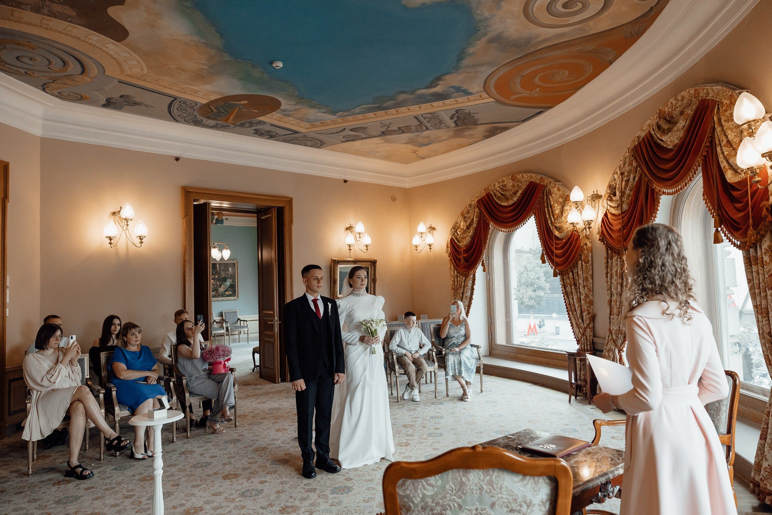 Регистрация брака в гостинице Националь