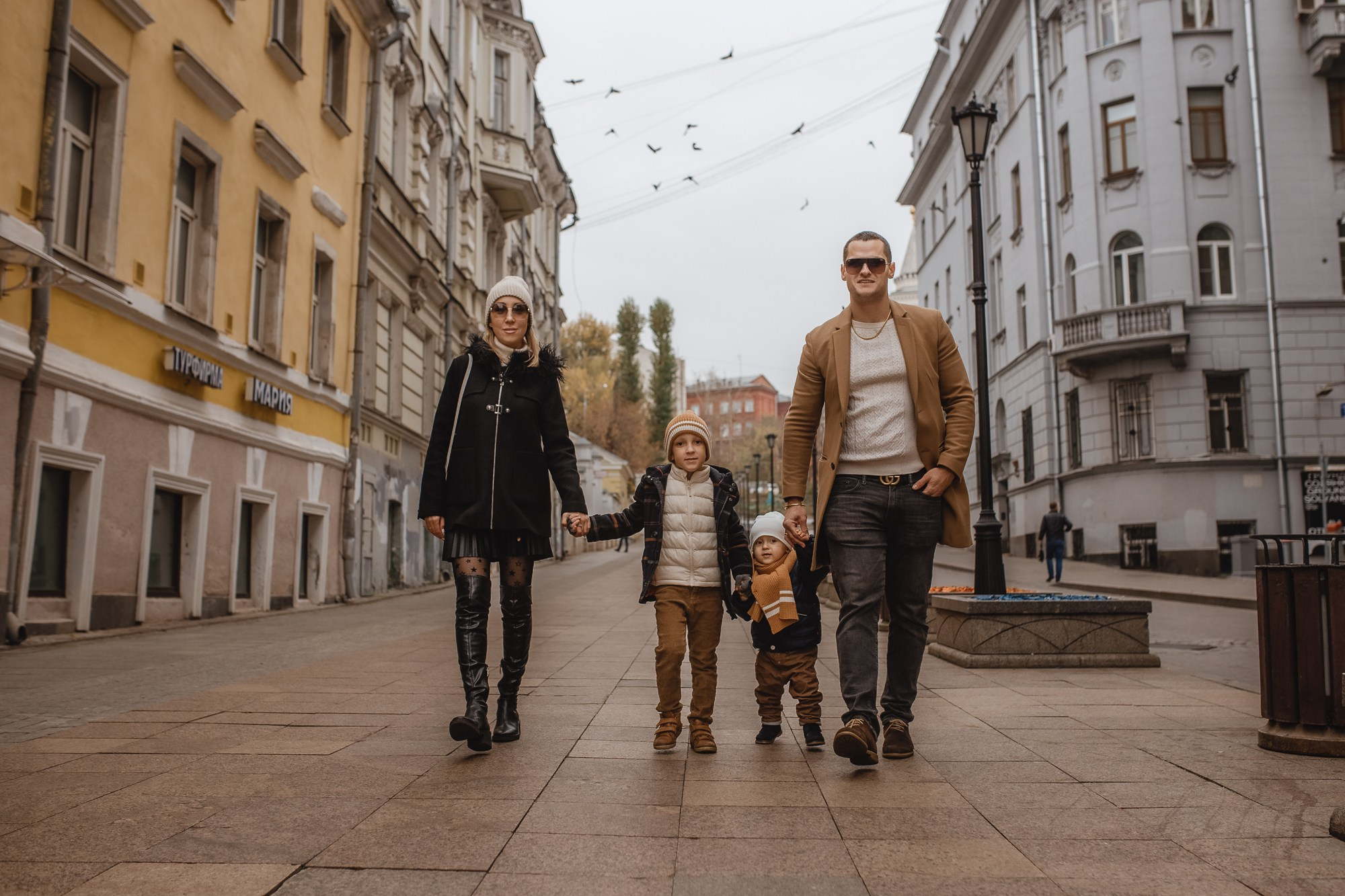 Прогулка в центре города. Фотограф на Крещение, Венчание в Москве Ирина Шамина