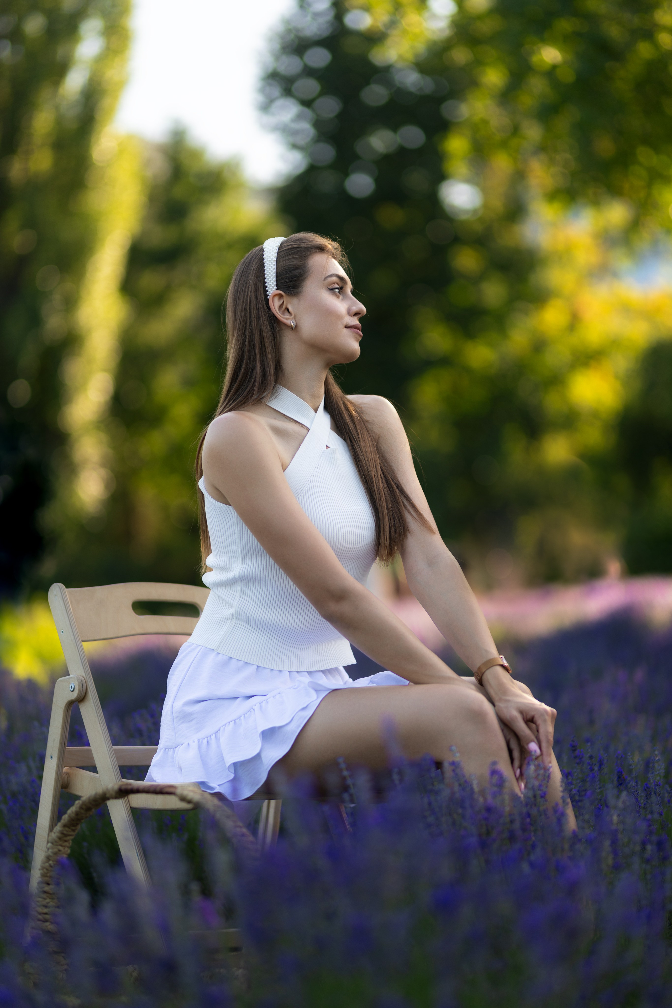 Съемка с Кариной в поле с лавандой в формате для «себя». Дмитрий Шульгин, портретный фотограф в Воронеже