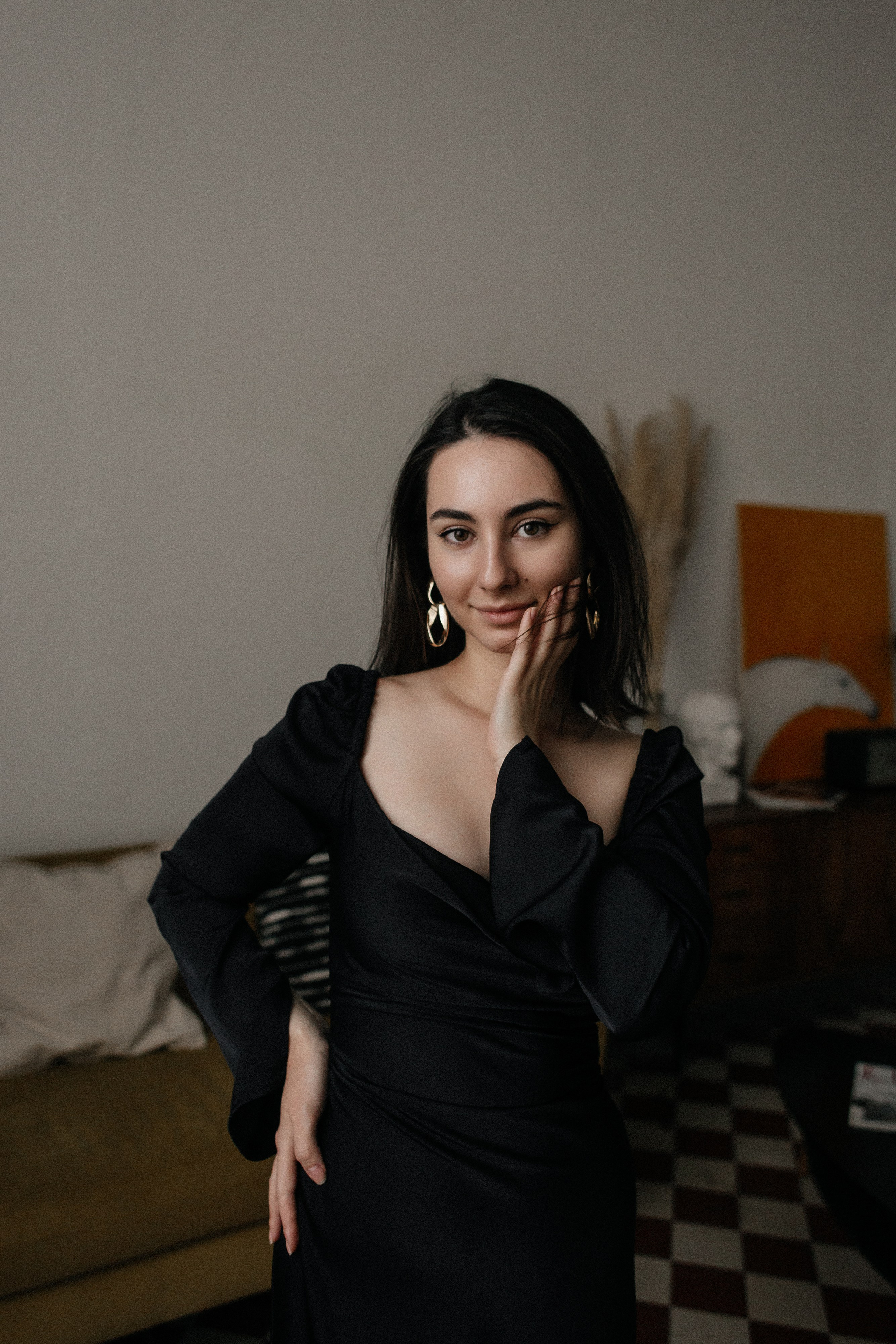 Девушка в черном платье — Лана. Свадебный фотограф в Нижнем Новгороде Генеральская Ира