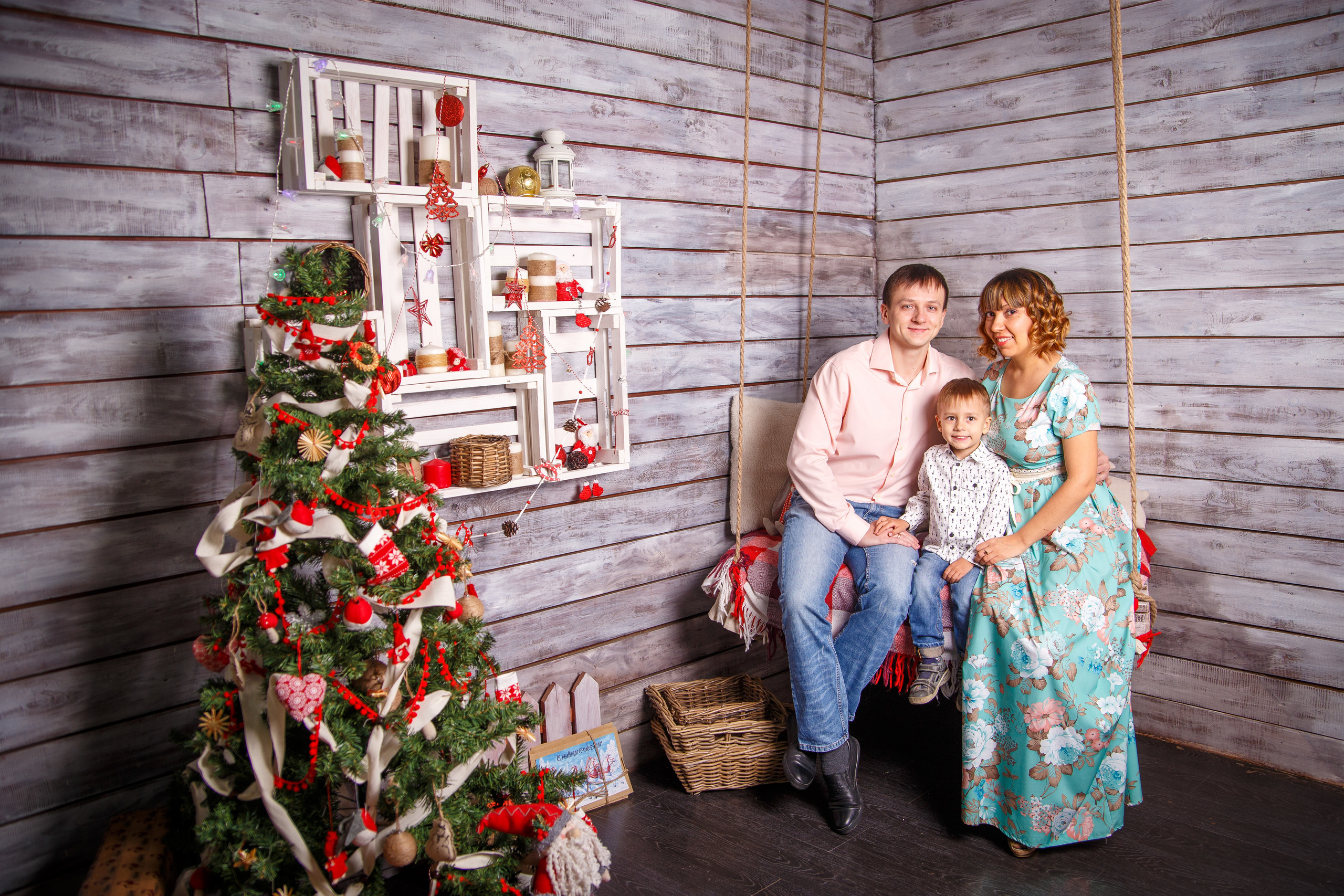 Новогодние фотосессии в интерьерной студии. Фотограф в Москве Валентина Чемерилова