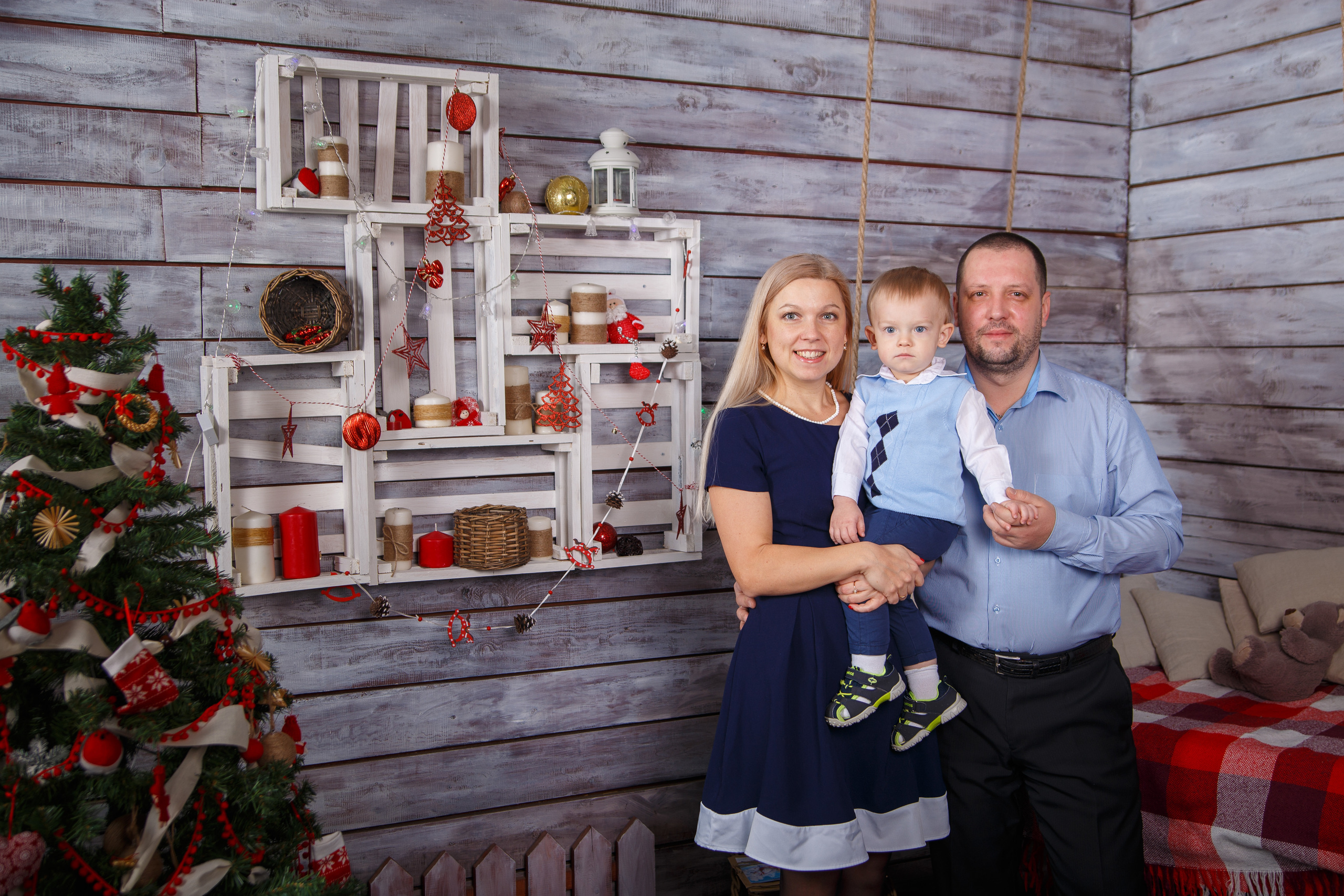 Новогодние фотосессии в интерьерной студии. Фотограф в Москве Валентина Чемерилова