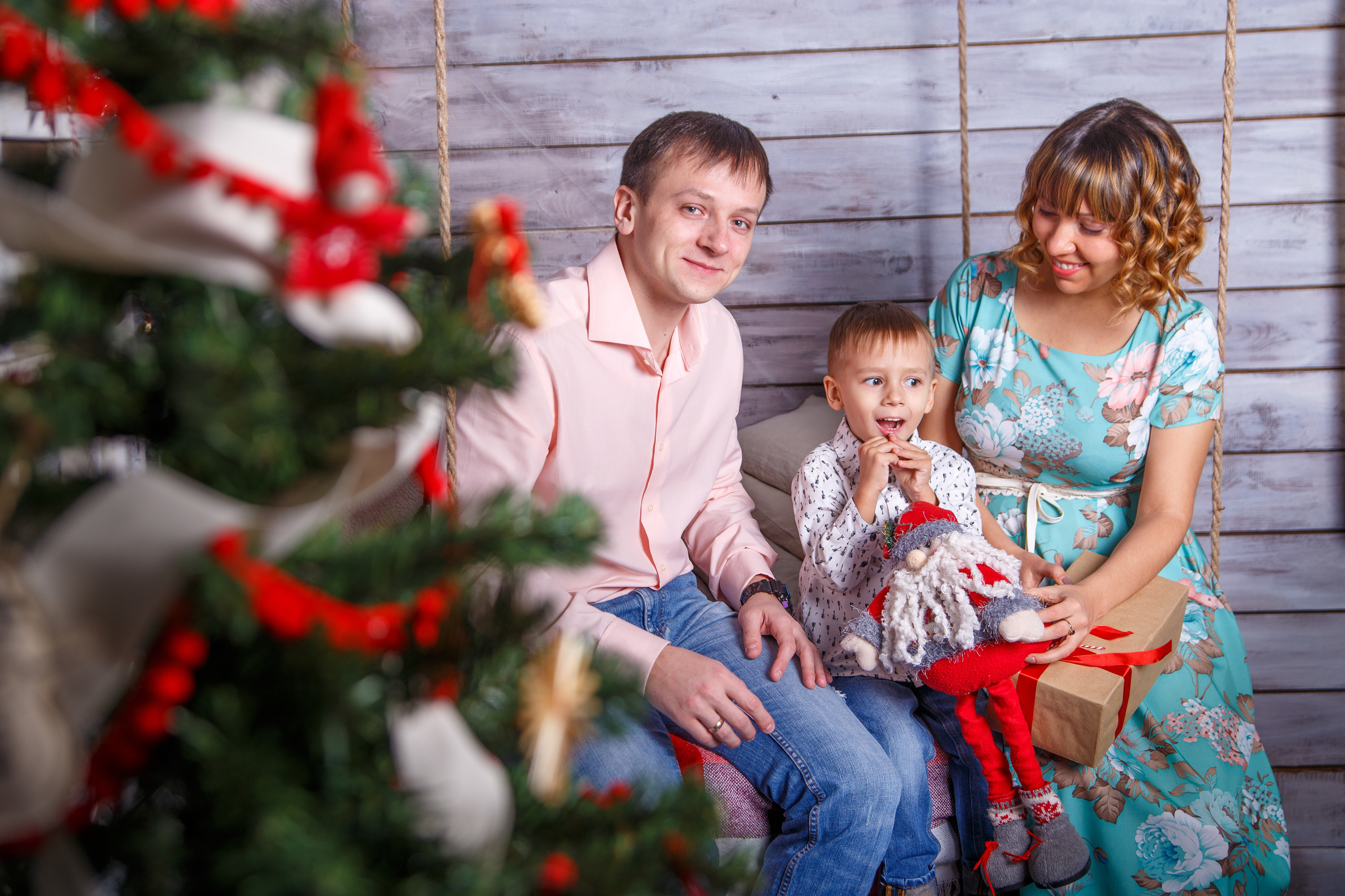Новогодние фотосессии в интерьерной студии. Фотограф в Москве Валентина Чемерилова