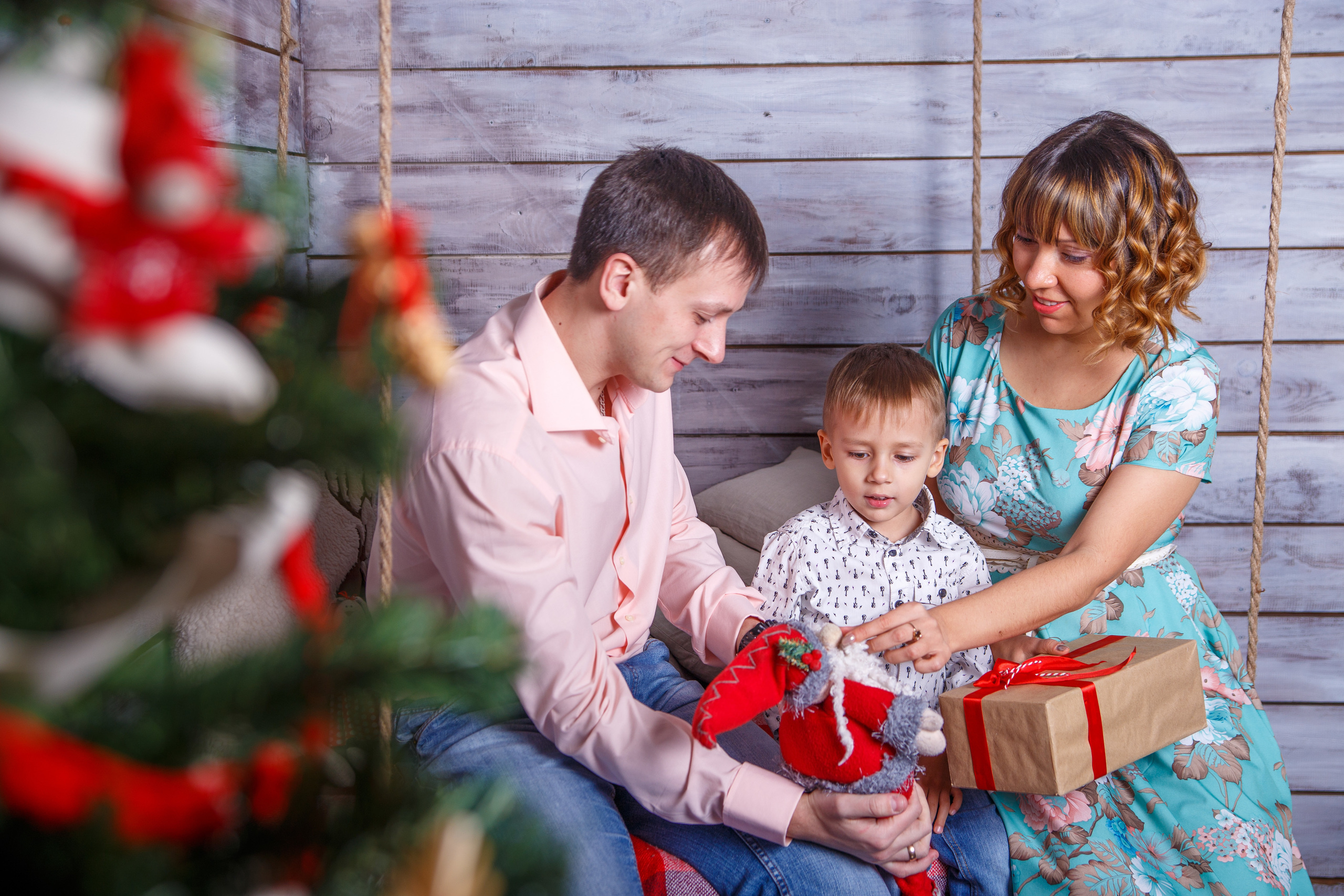 Новогодние фотосессии в интерьерной студии. Фотограф в Москве Валентина Чемерилова