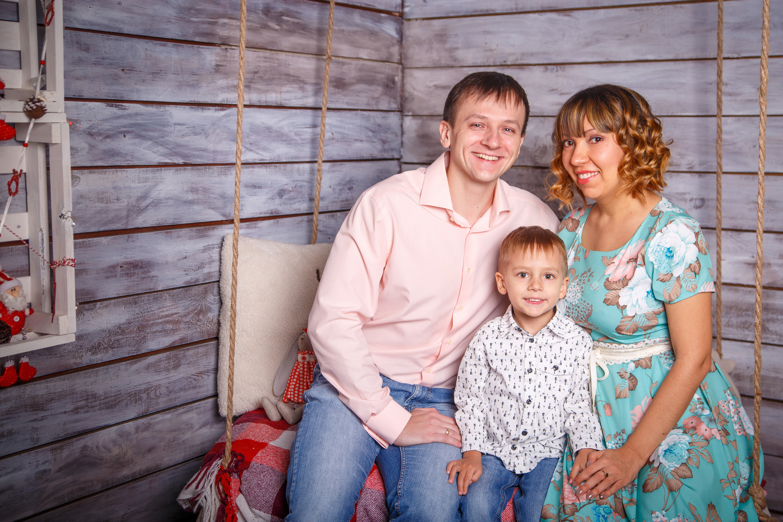 Новогодние фотосессии в интерьерной студии. Фотограф в Москве Валентина Чемерилова