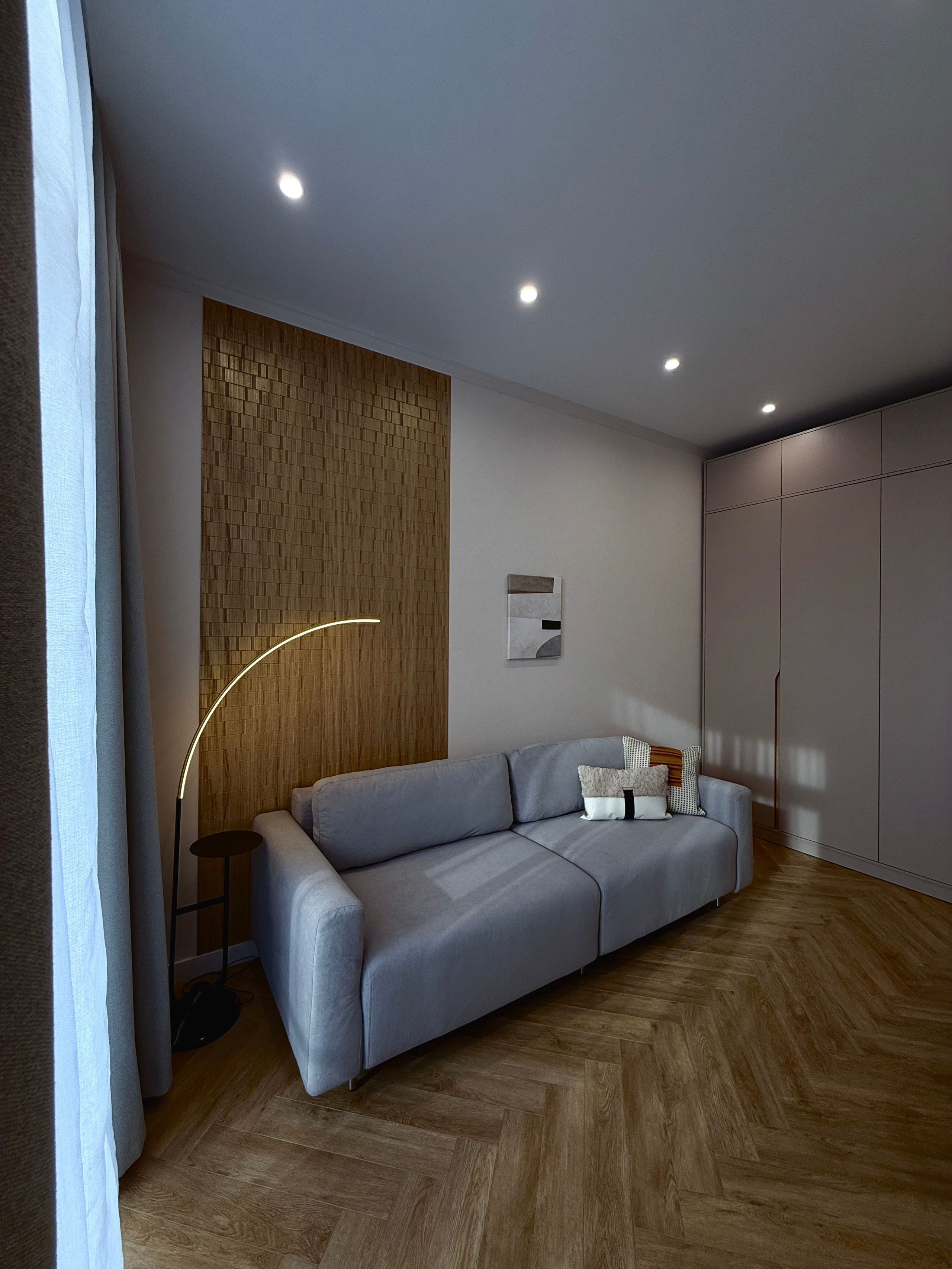 ЖК ID Park Pobedy. Квартира на сачу в долгосрочную аренду уровня комфорт плюс. Дизайн-студия интерьеров Юлии Ивановой