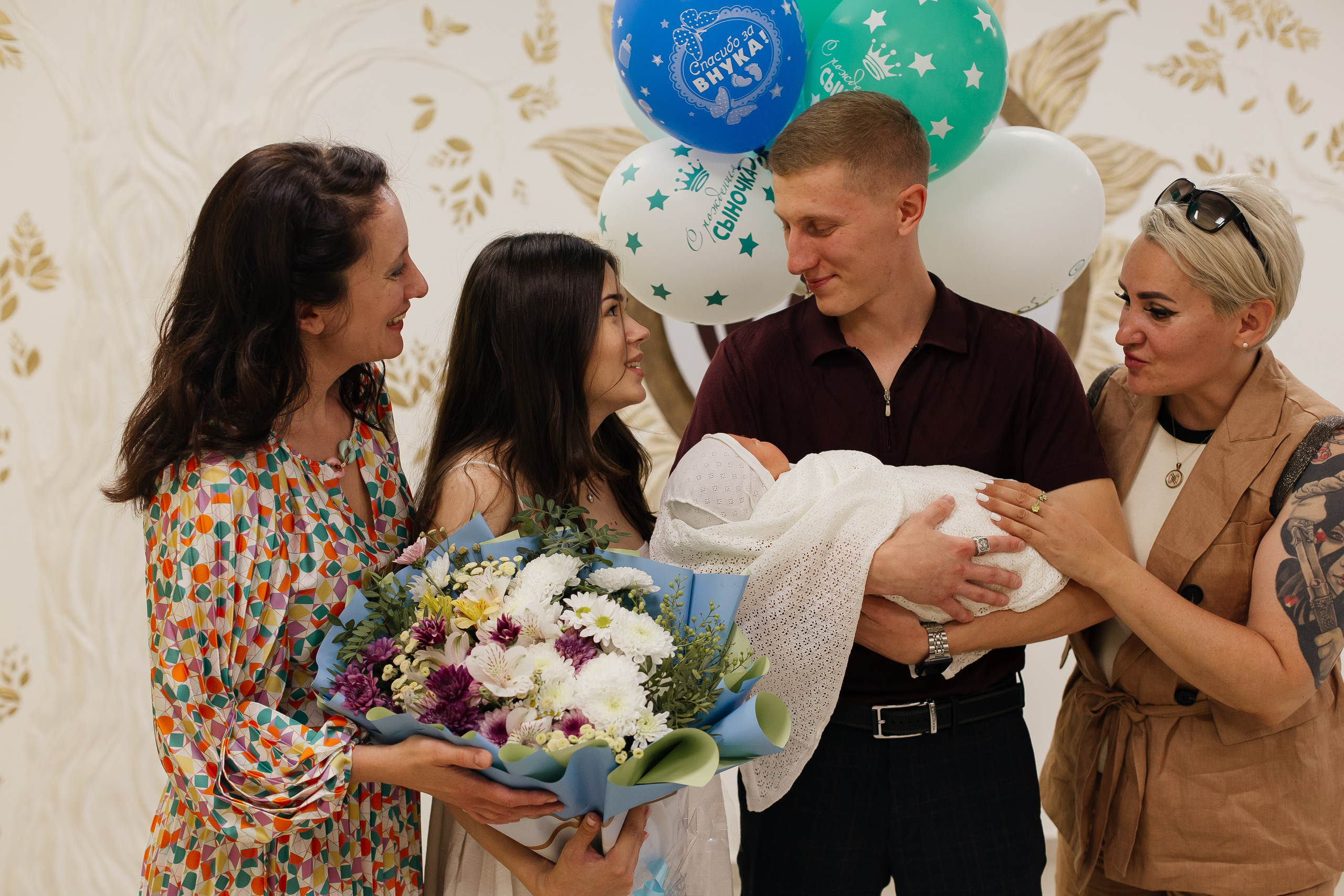 Встреча малыша из роддома Перинатальный центр Ставрополь. Фотограф Ставрополь Пятигорск Елизавета Дарина